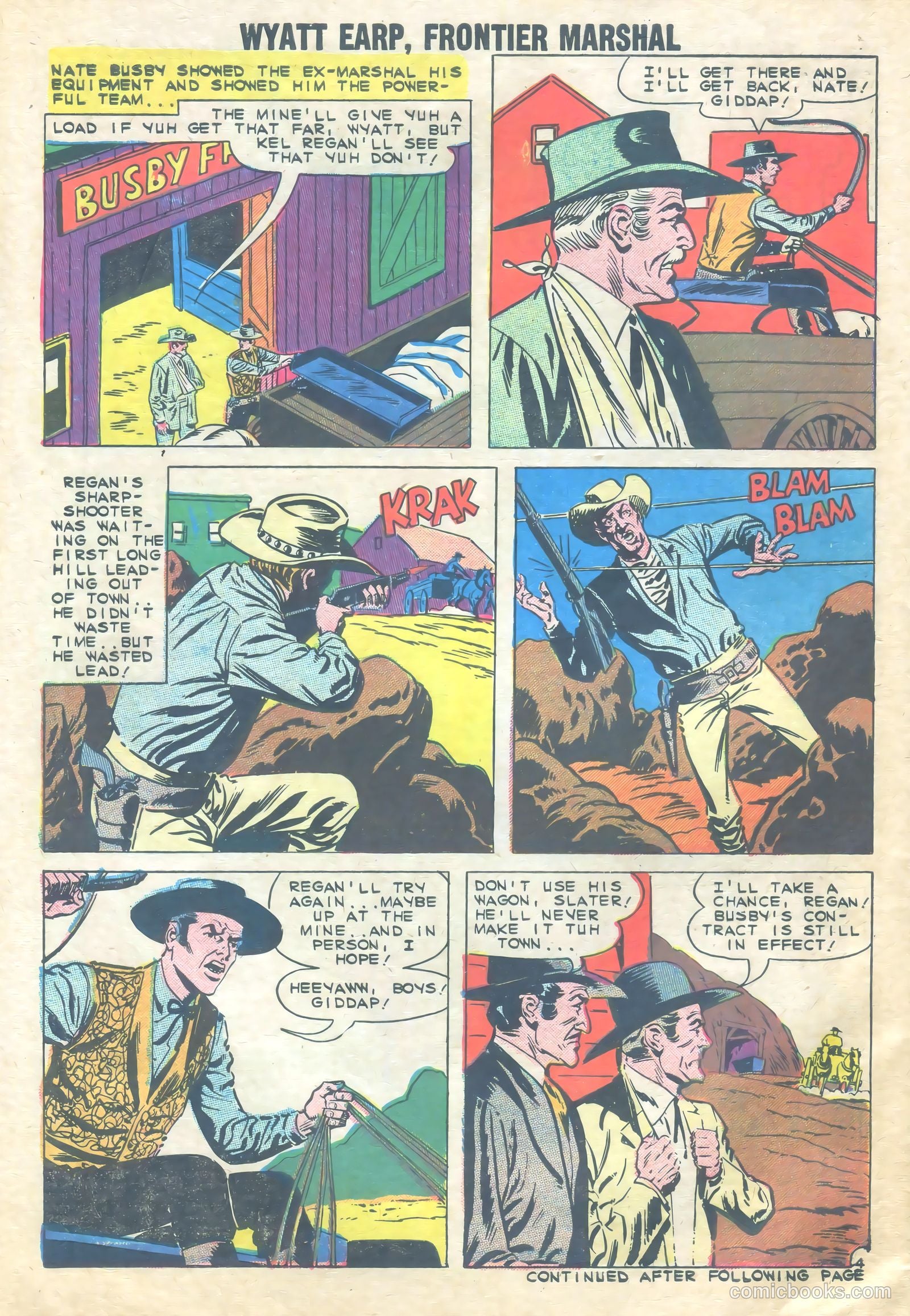 Wyatt Earp, Frontier Marshal #28 — page 30 of 36