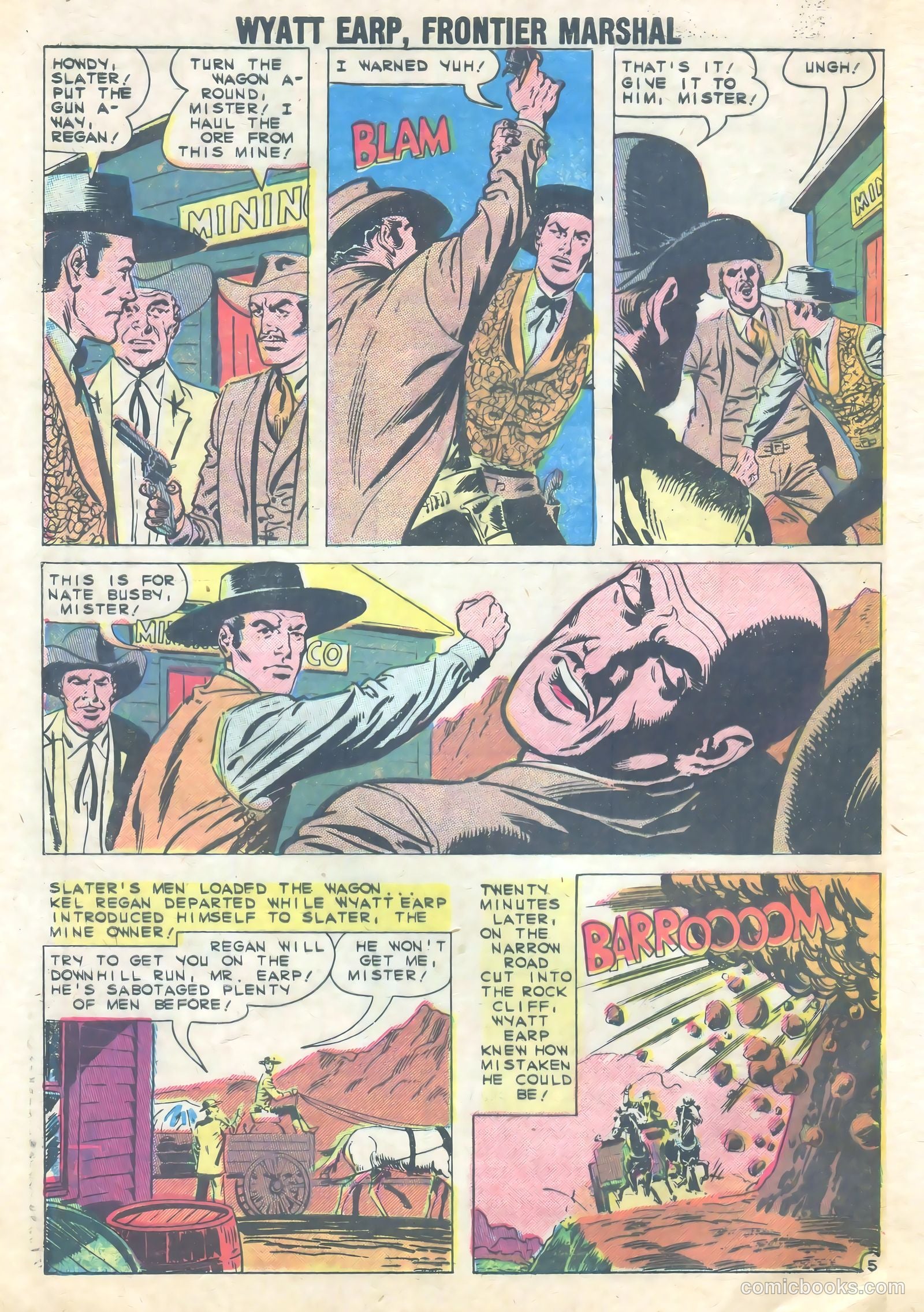 Wyatt Earp, Frontier Marshal #28 — page 32 of 36