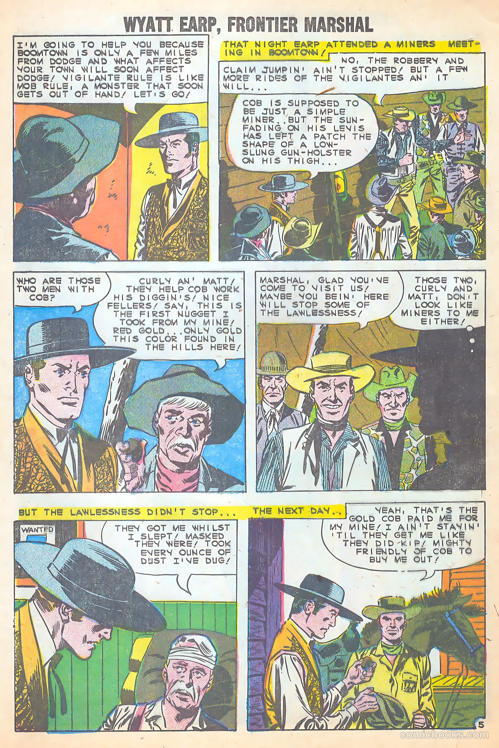 Wyatt Earp, Frontier Marshal #29 — page 8 of 37