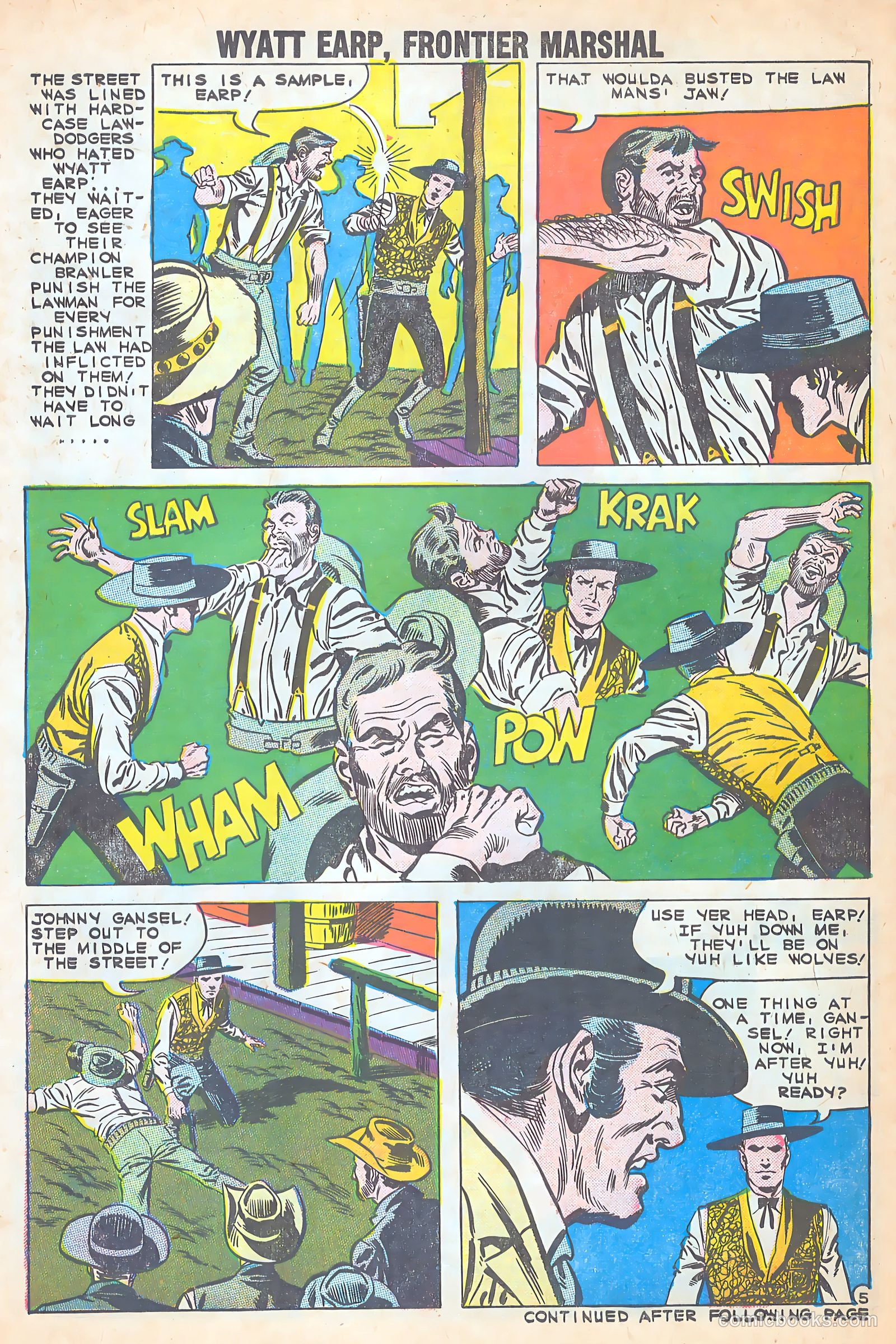 Wyatt Earp, Frontier Marshal #29 — page 30 of 37