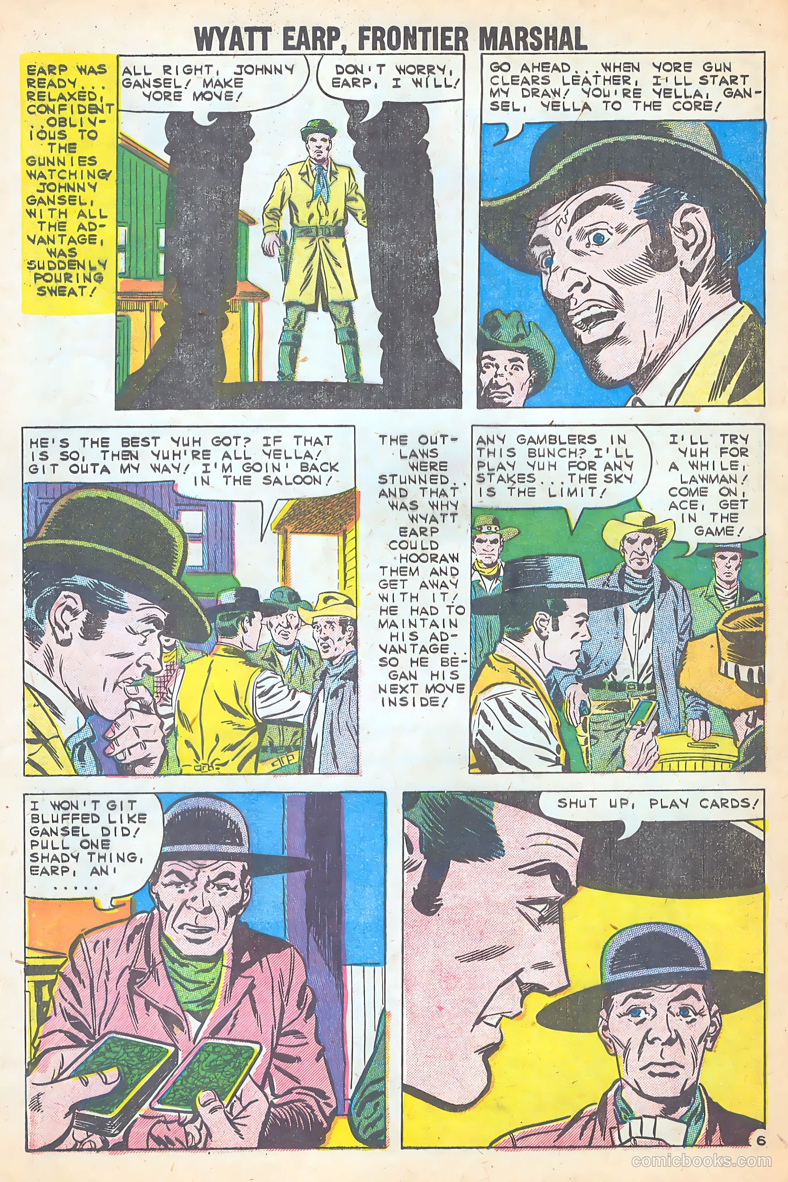 Wyatt Earp, Frontier Marshal #29 — page 32 of 37