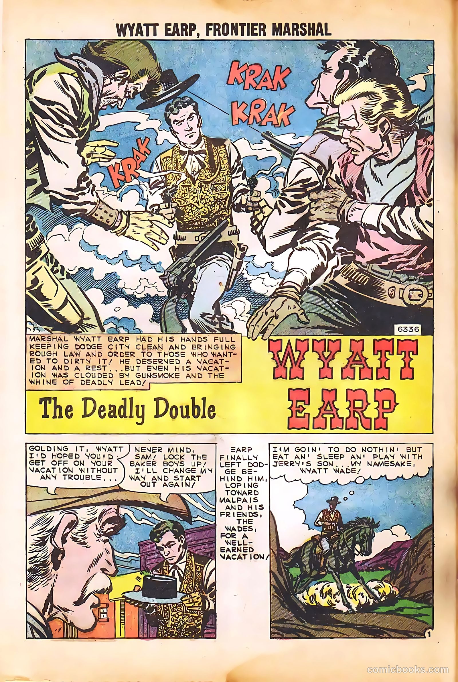Wyatt Earp, Frontier Marshal #30 — page 28 of 36