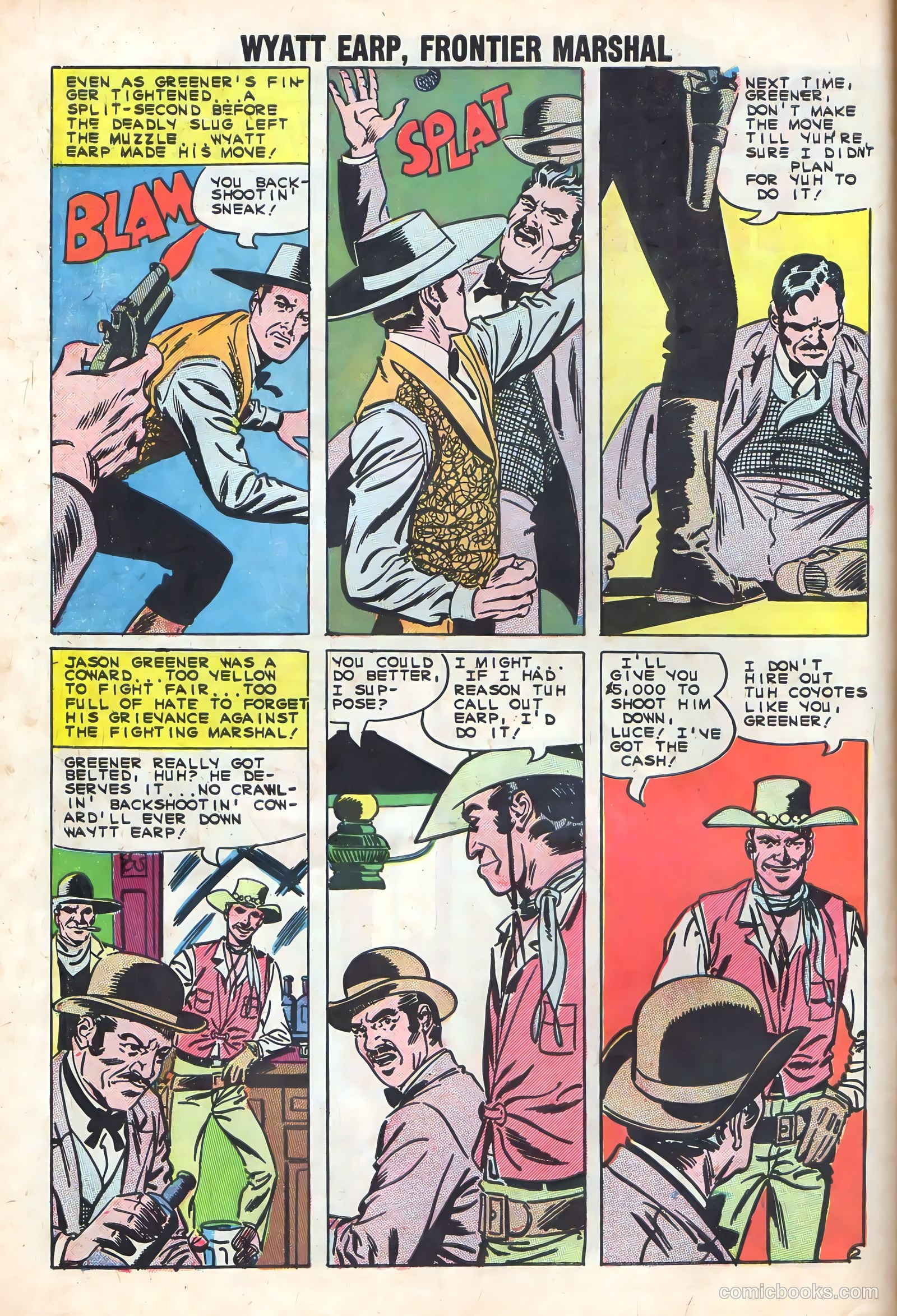 Wyatt Earp, Frontier Marshal #32 — page 10 of 36