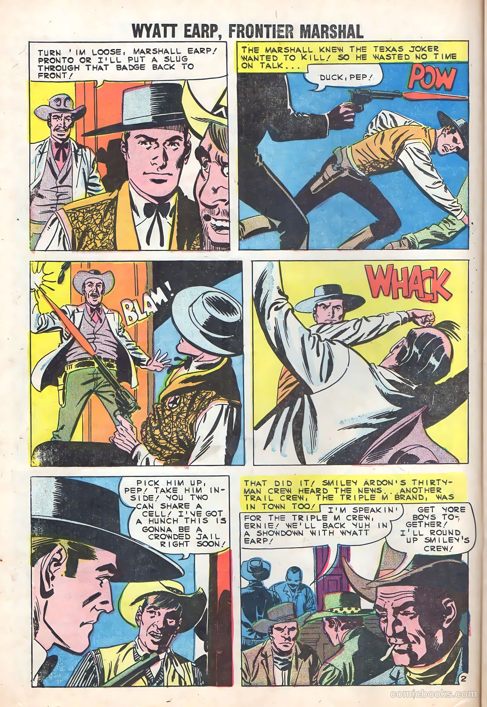 Wyatt Earp, Frontier Marshal #32 — page 16 of 36
