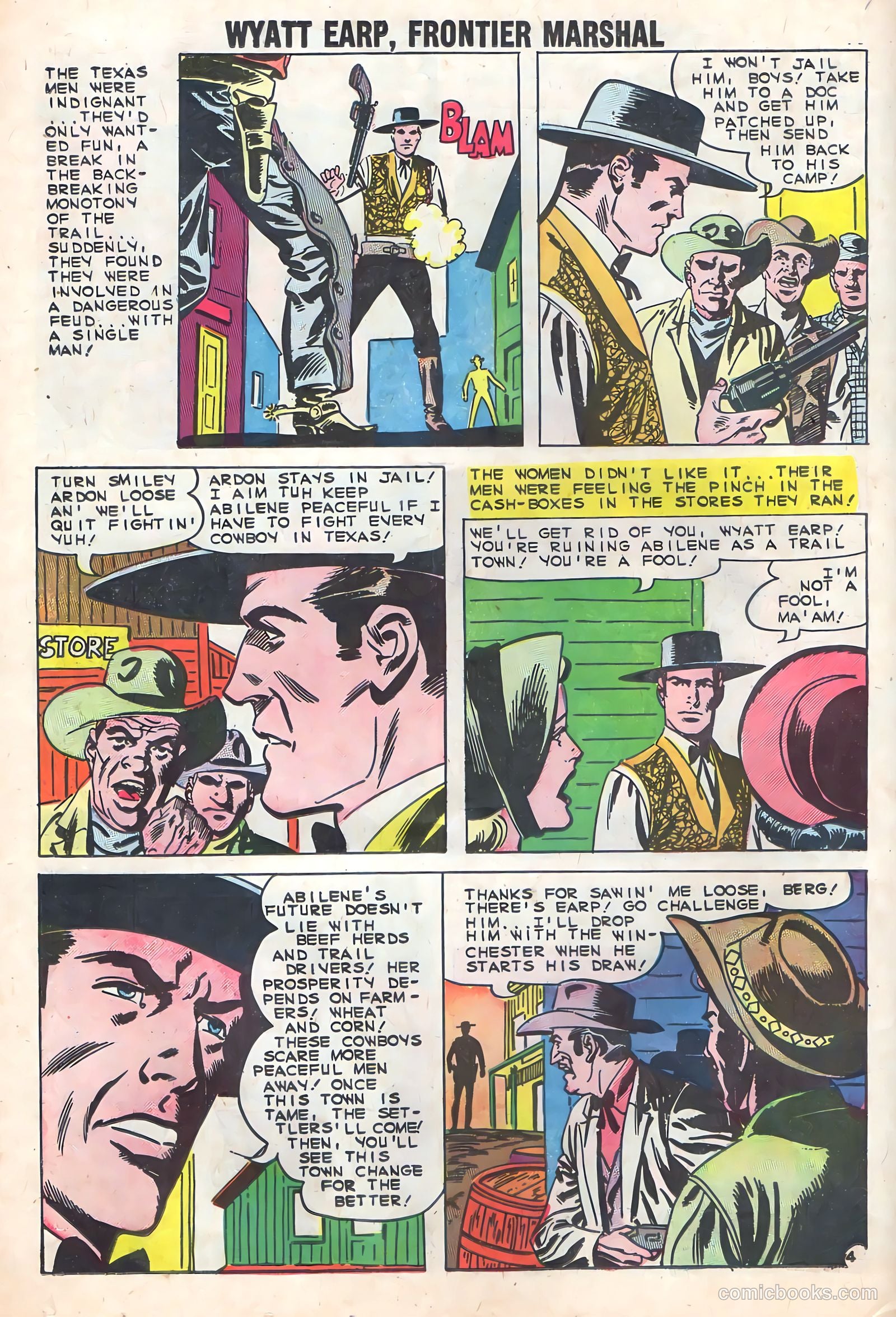 Wyatt Earp, Frontier Marshal #32 — page 18 of 36