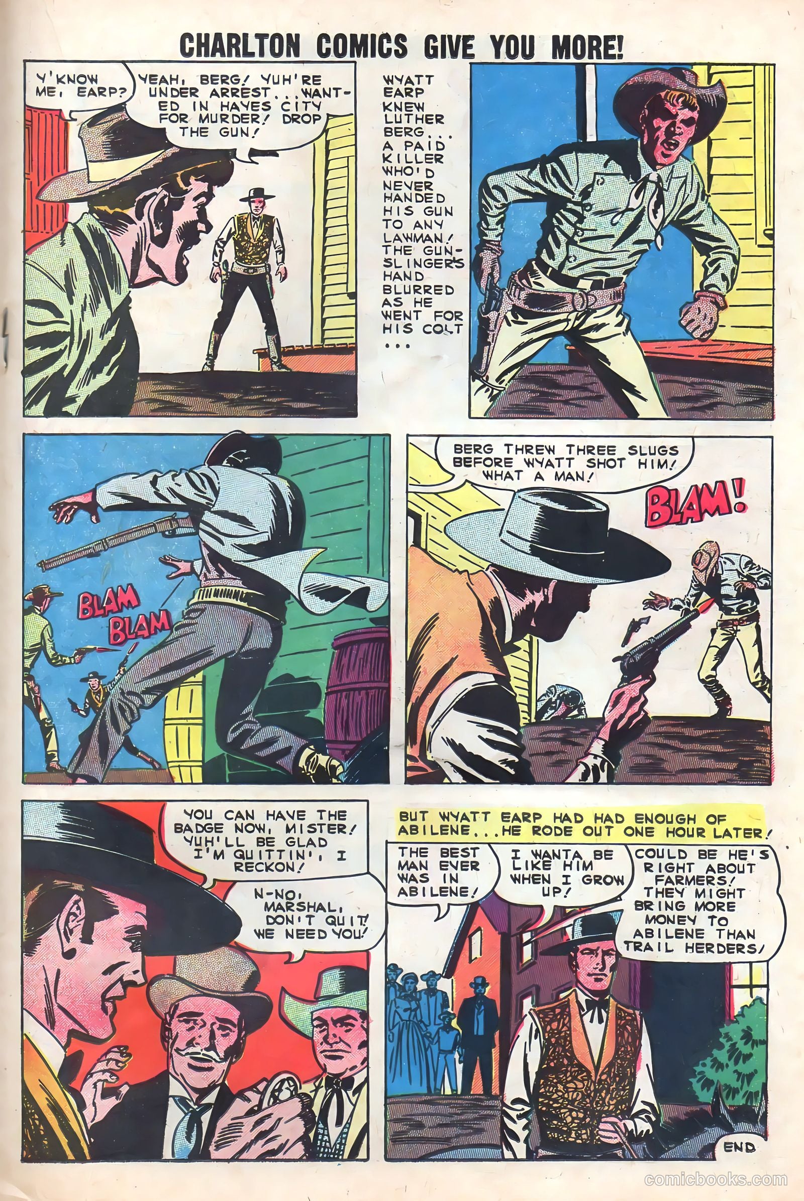 Wyatt Earp, Frontier Marshal #32 — page 19 of 36