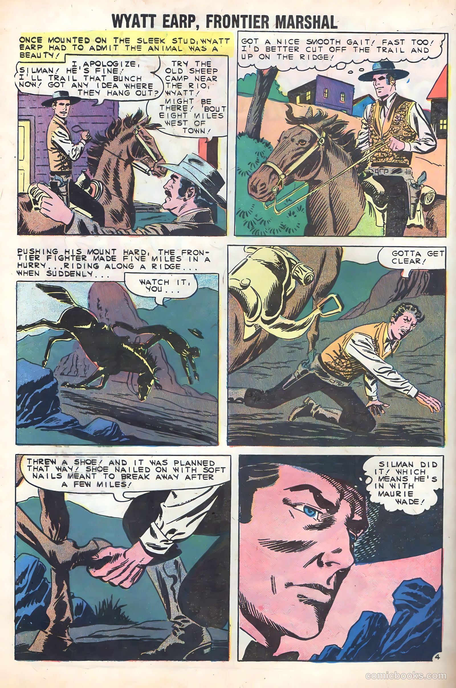 Wyatt Earp, Frontier Marshal #32 — page 32 of 36