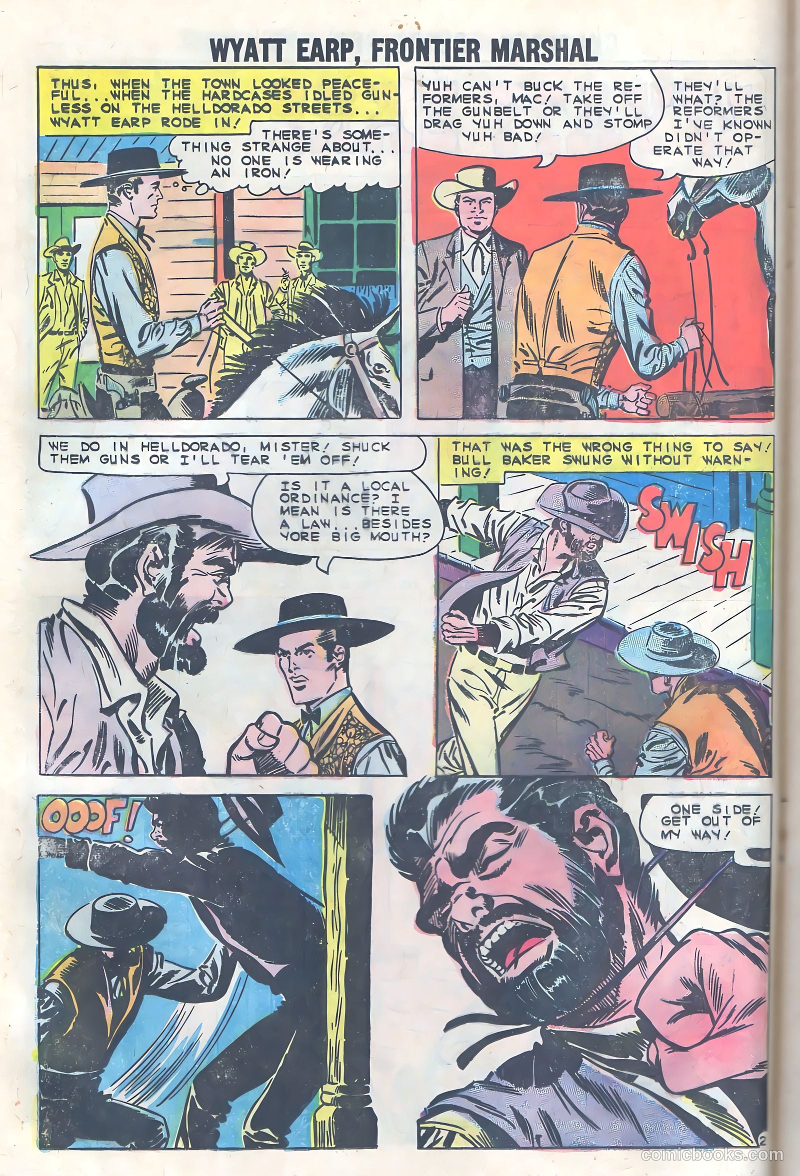 Wyatt Earp, Frontier Marshal #33 — page 12 of 36