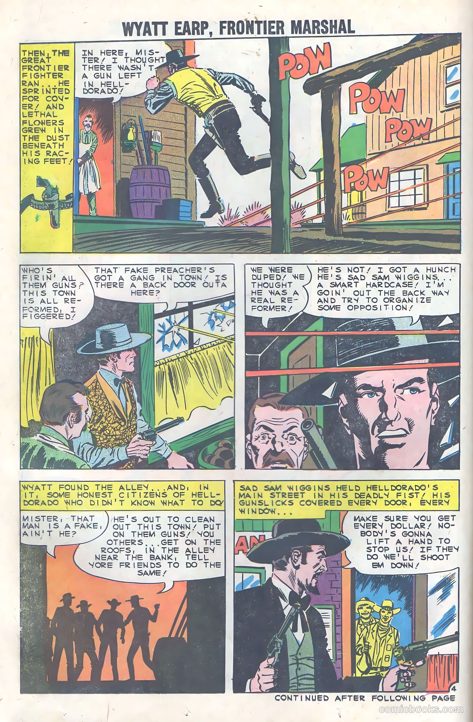 Wyatt Earp, Frontier Marshal #33 — page 14 of 36