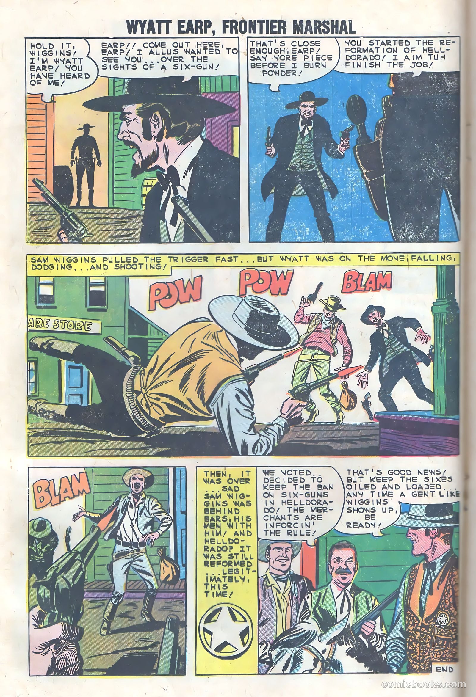 Wyatt Earp, Frontier Marshal #33 — page 16 of 36