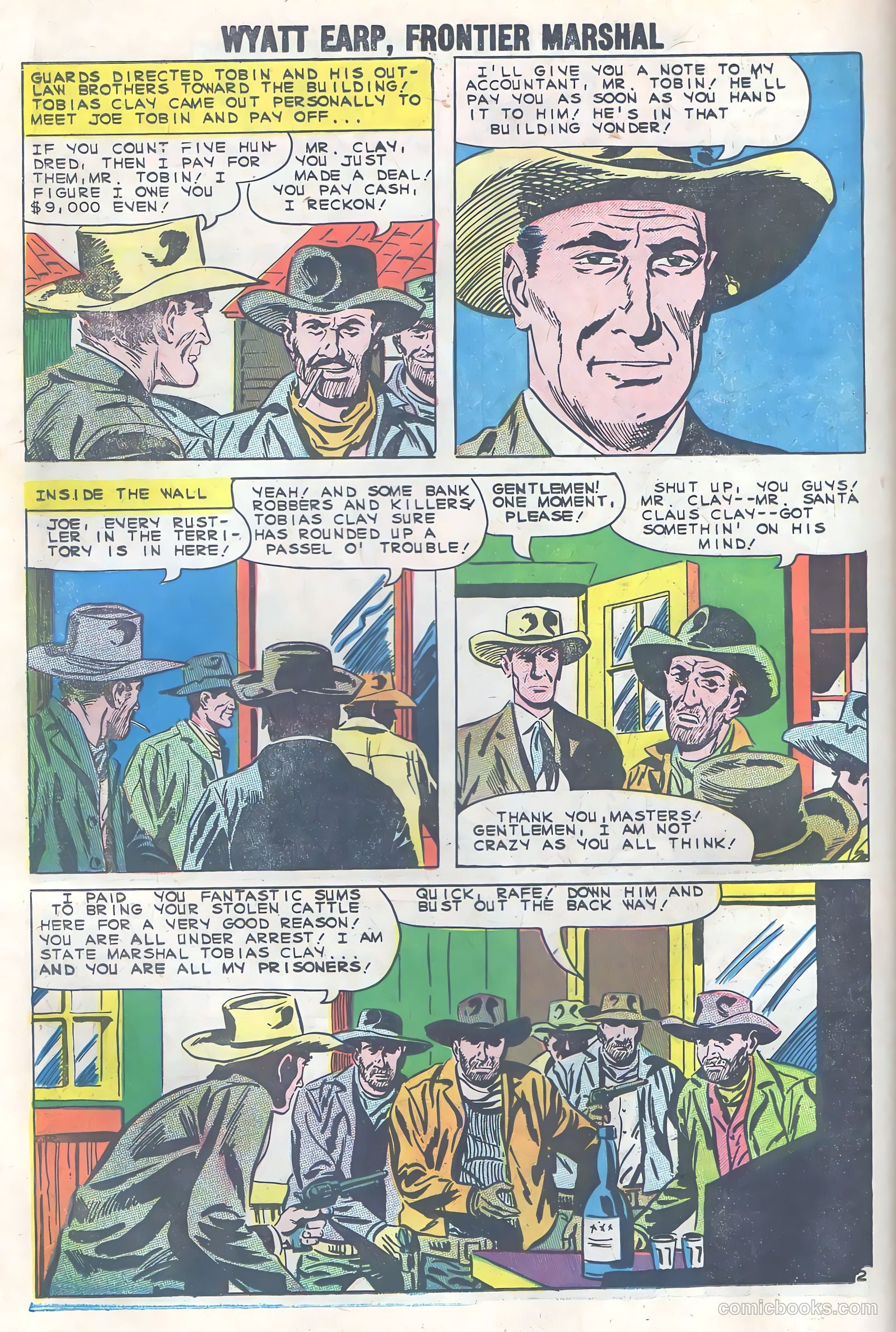 Wyatt Earp, Frontier Marshal #33 — page 18 of 36