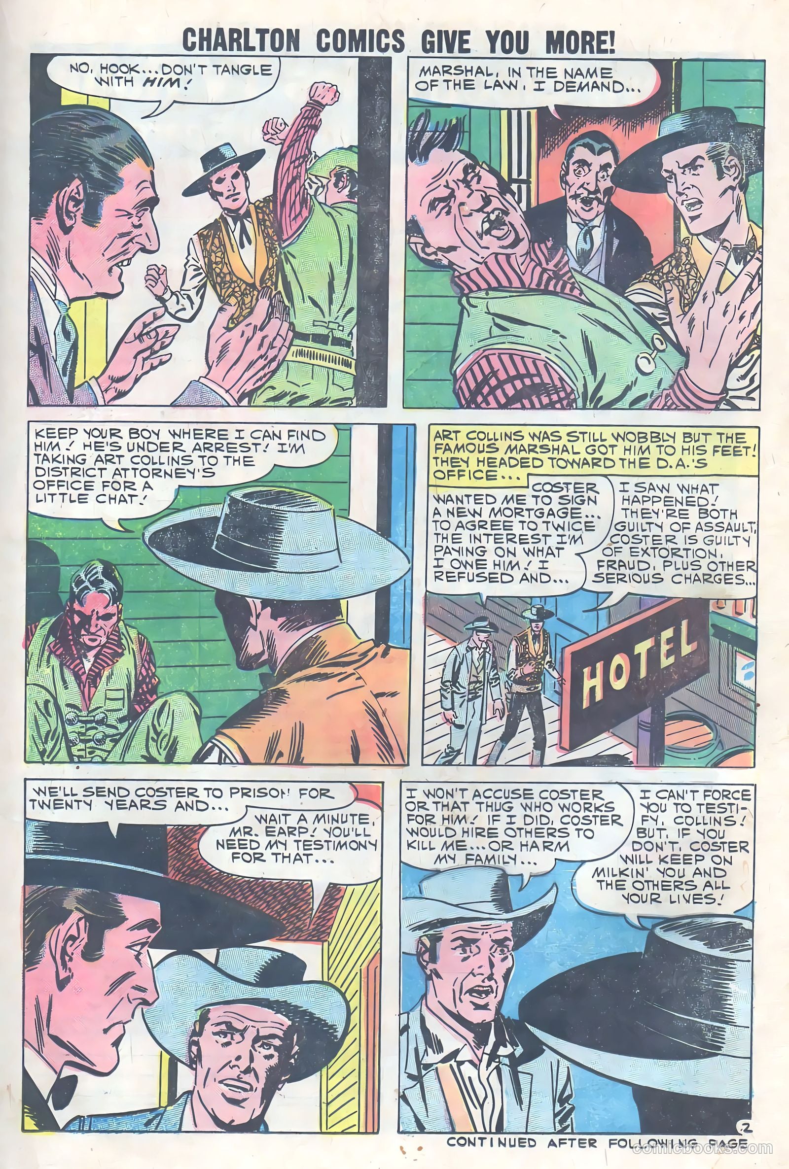 Wyatt Earp, Frontier Marshal #33 — page 21 of 36