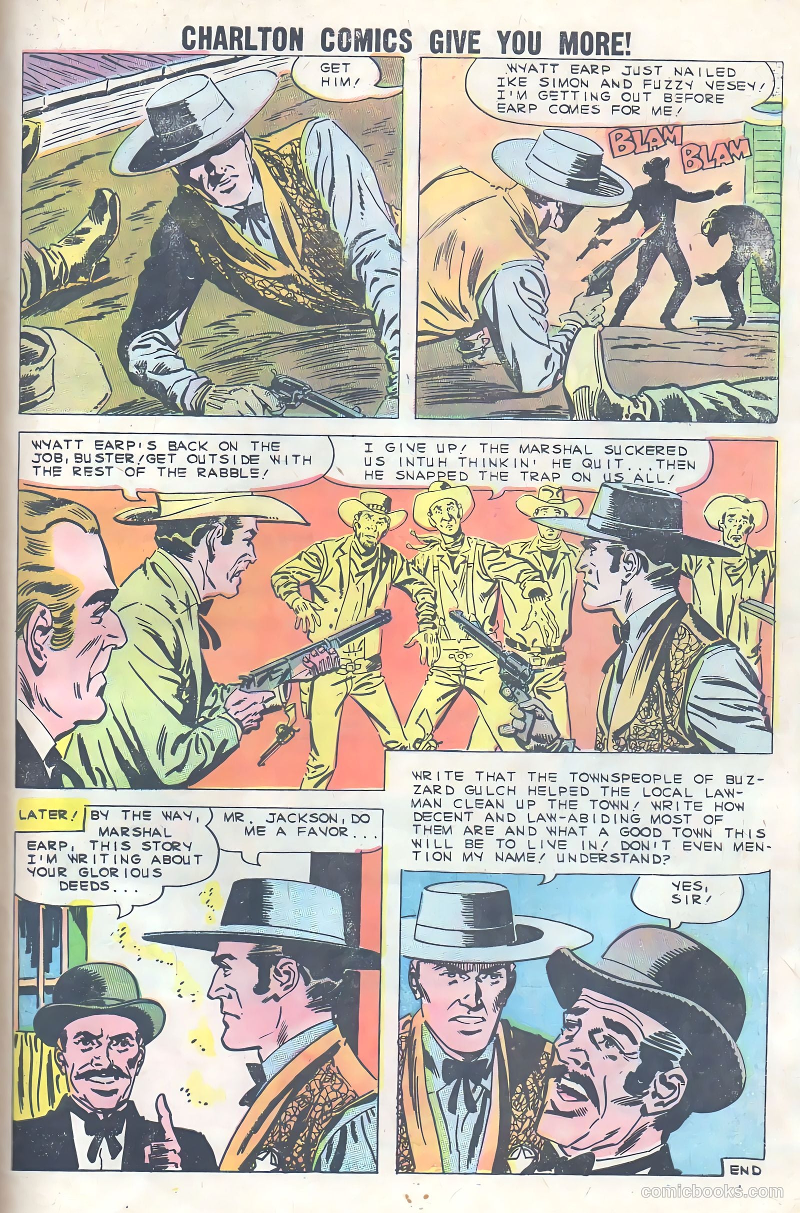 Wyatt Earp, Frontier Marshal #33 — page 33 of 36