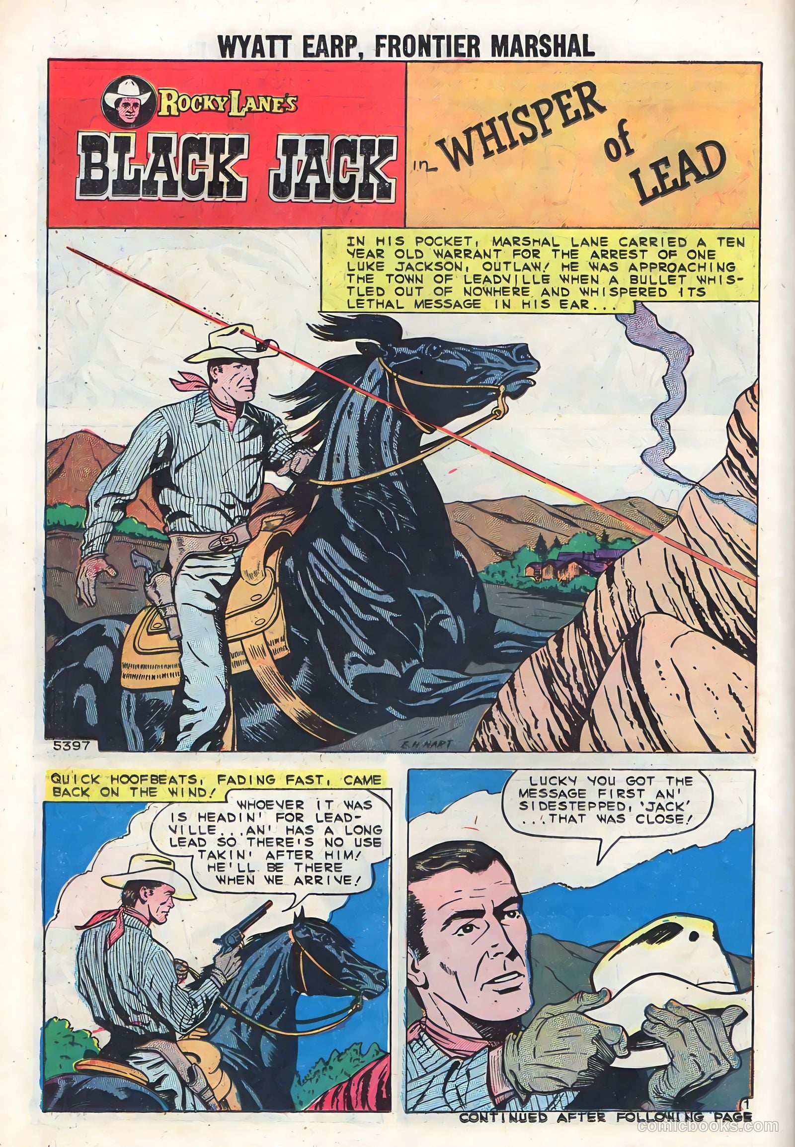 Wyatt Earp, Frontier Marshal #34 — page 14 of 36