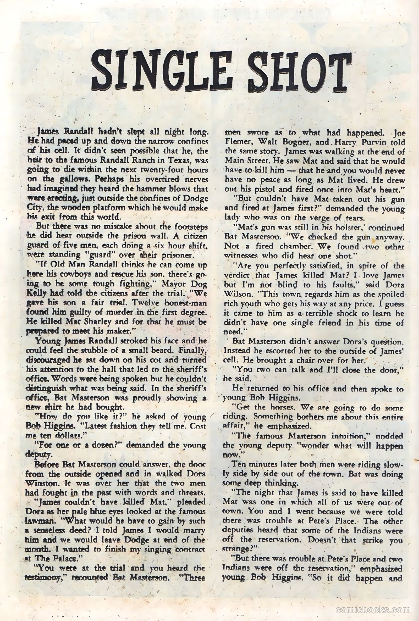 Wyatt Earp, Frontier Marshal #34 — page 20 of 36
