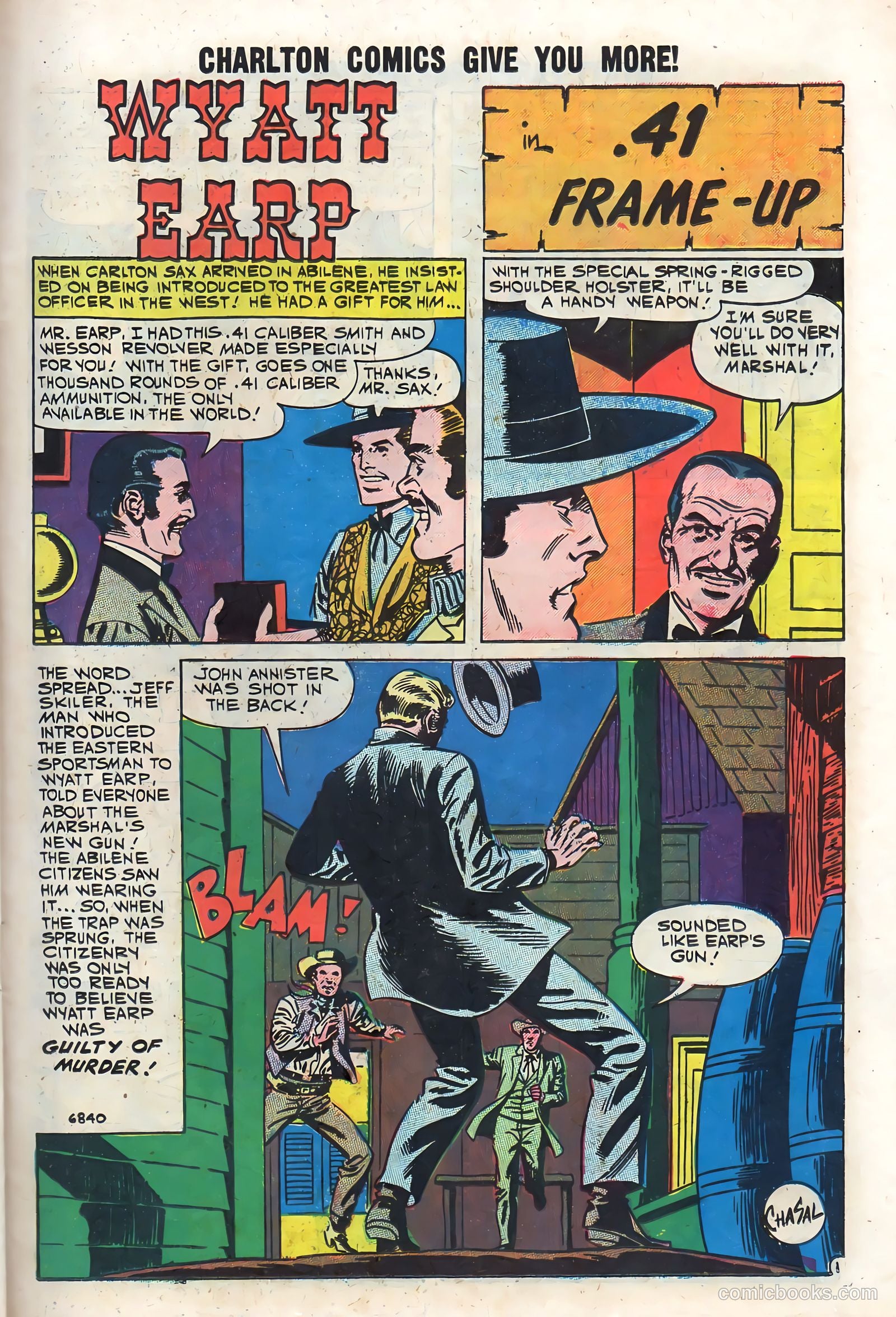 Wyatt Earp, Frontier Marshal #34 — page 23 of 36