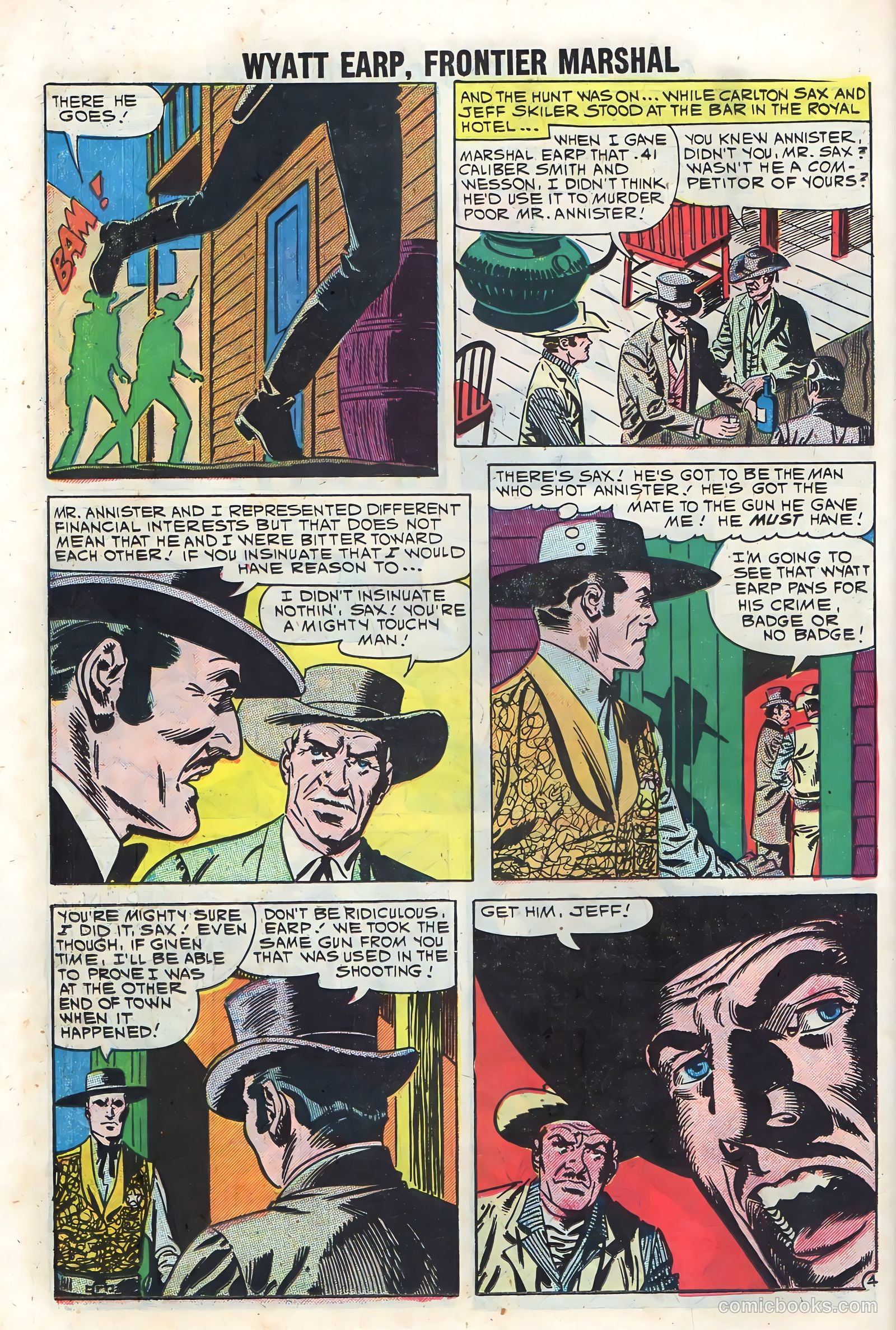Wyatt Earp, Frontier Marshal #34 — page 26 of 36