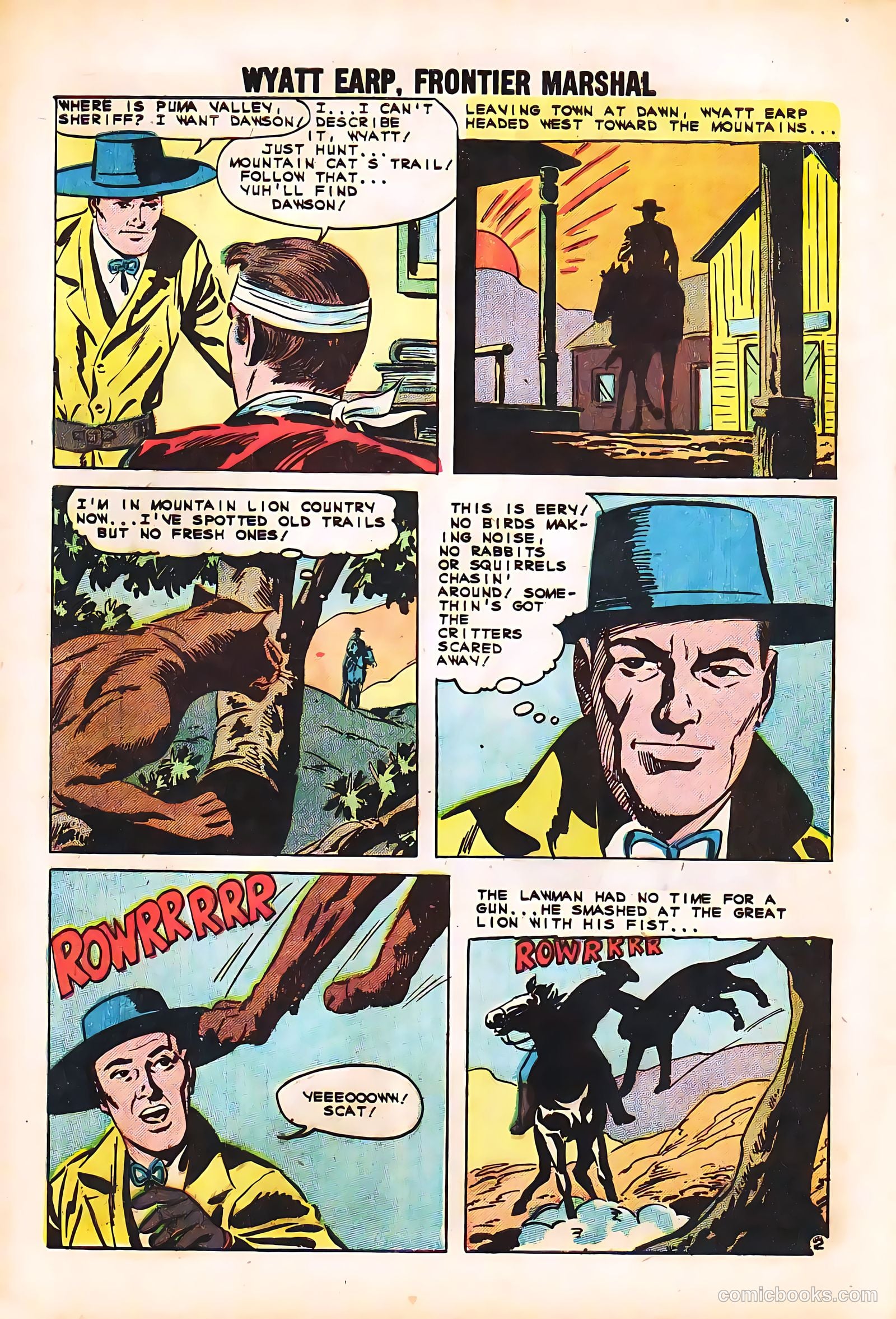 Wyatt Earp, Frontier Marshal #35 — page 4 of 36