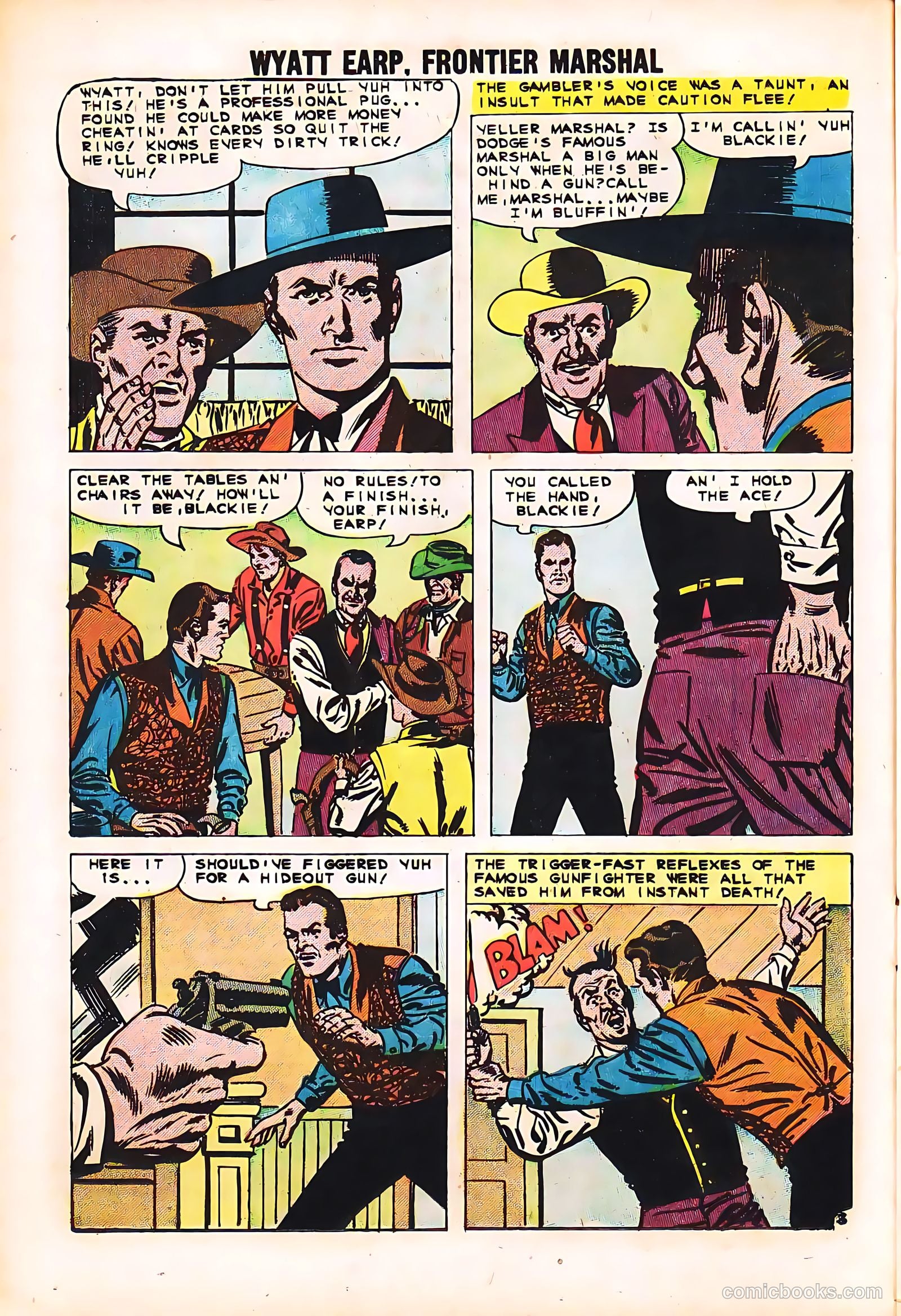 Wyatt Earp, Frontier Marshal #35 — page 16 of 36