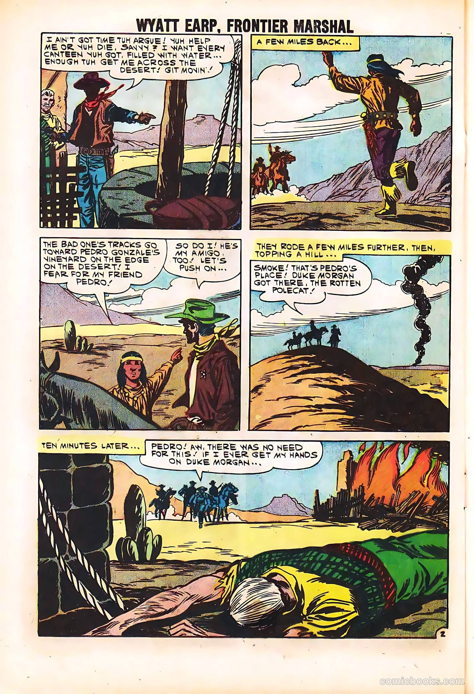 Wyatt Earp, Frontier Marshal #35 — page 20 of 36