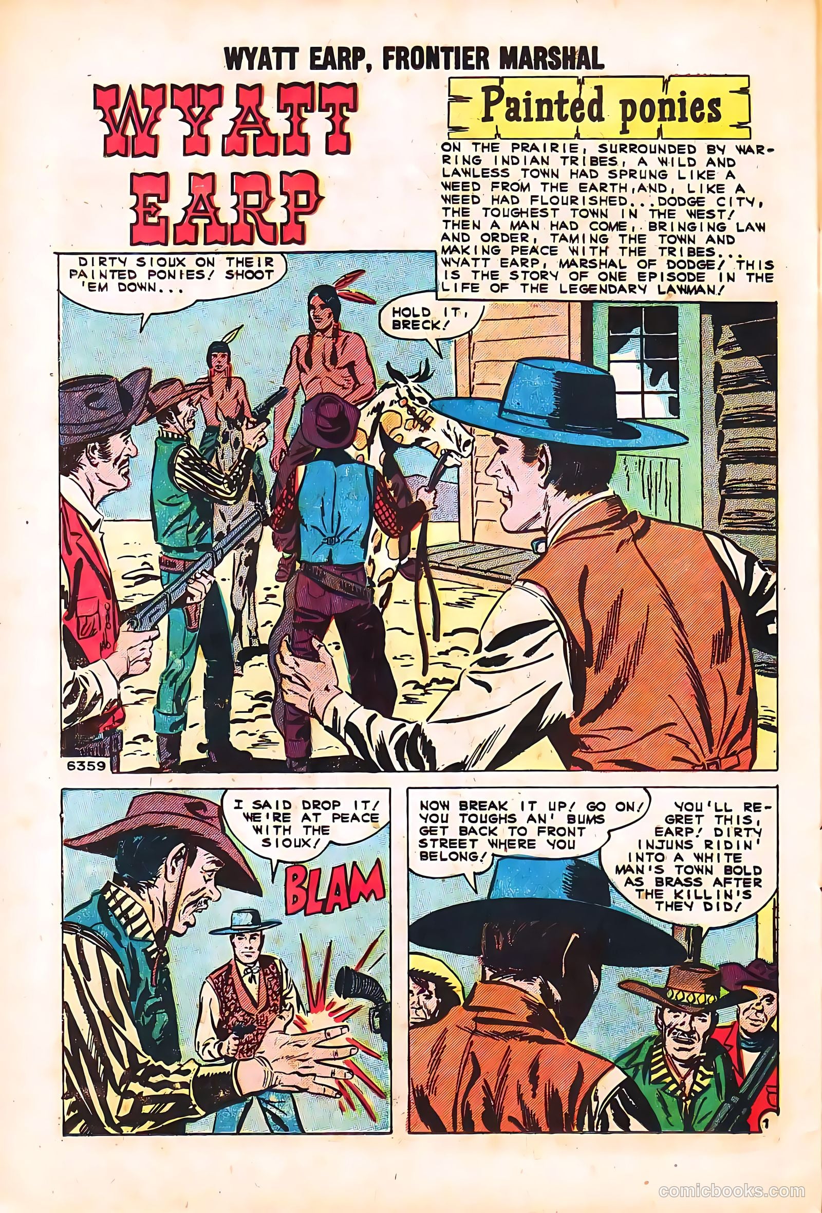 Wyatt Earp, Frontier Marshal #35 — page 26 of 36