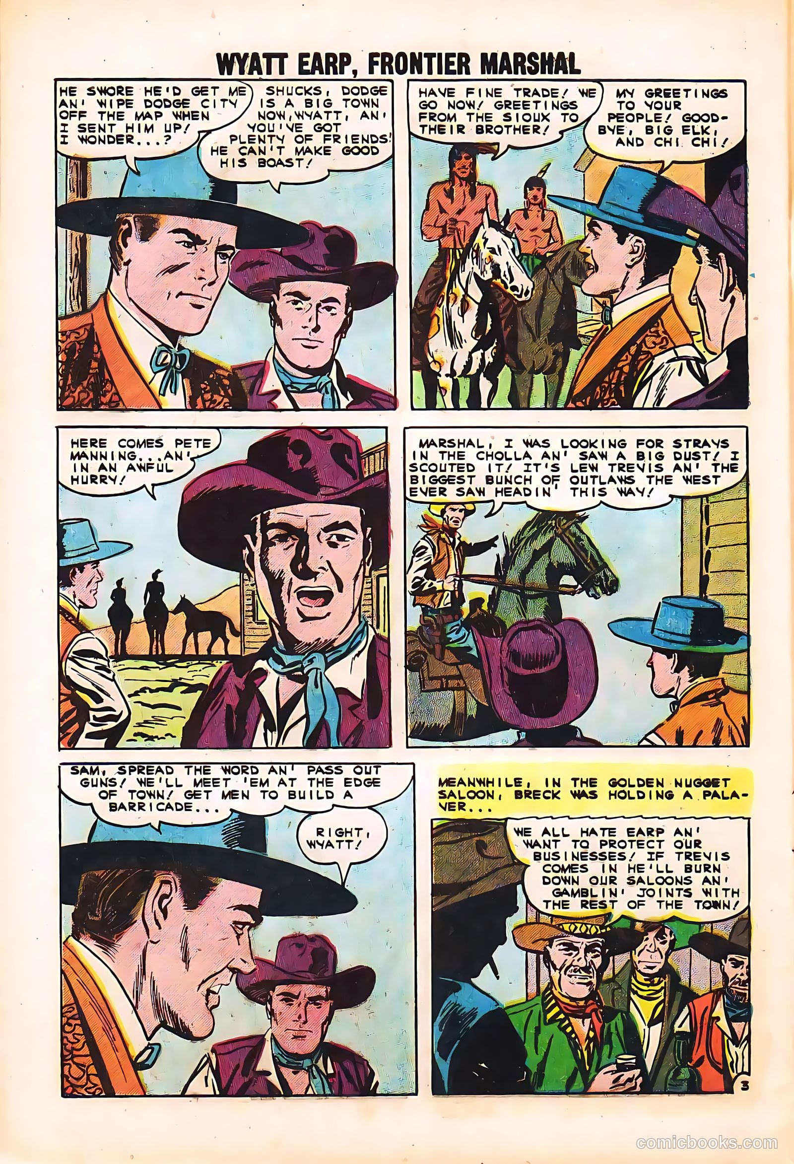 Wyatt Earp, Frontier Marshal #35 — page 28 of 36