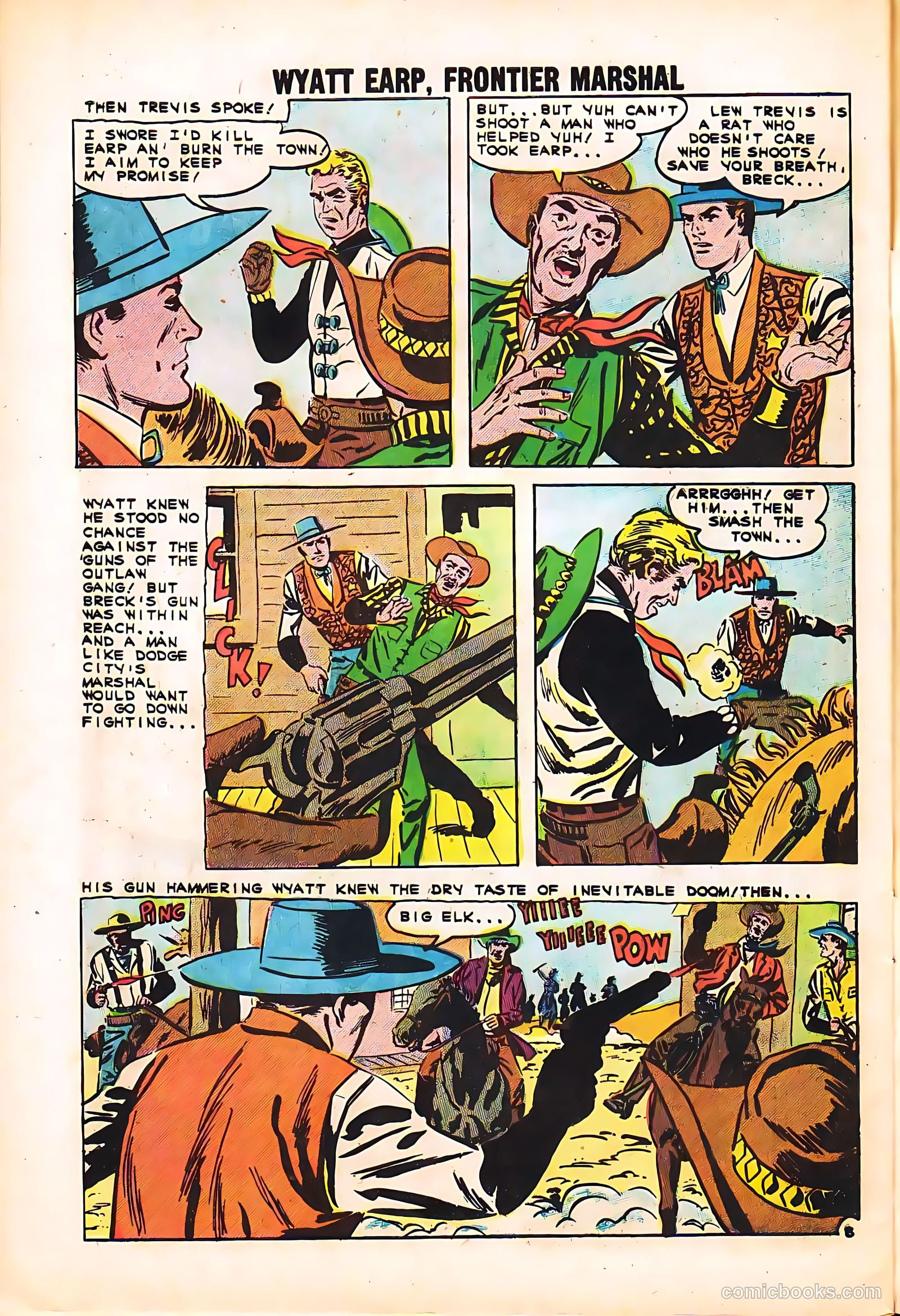 Wyatt Earp, Frontier Marshal #35 — page 32 of 36