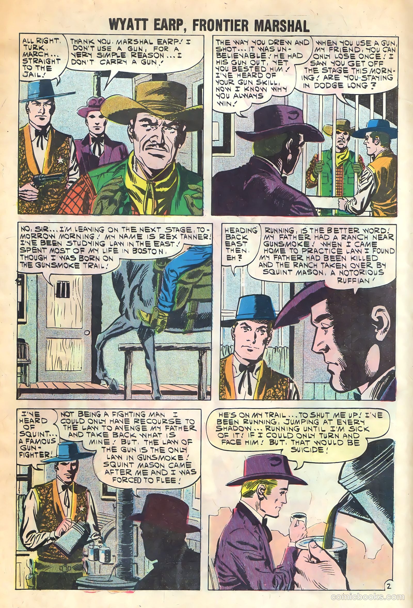 Wyatt Earp, Frontier Marshal #36 — page 4 of 36