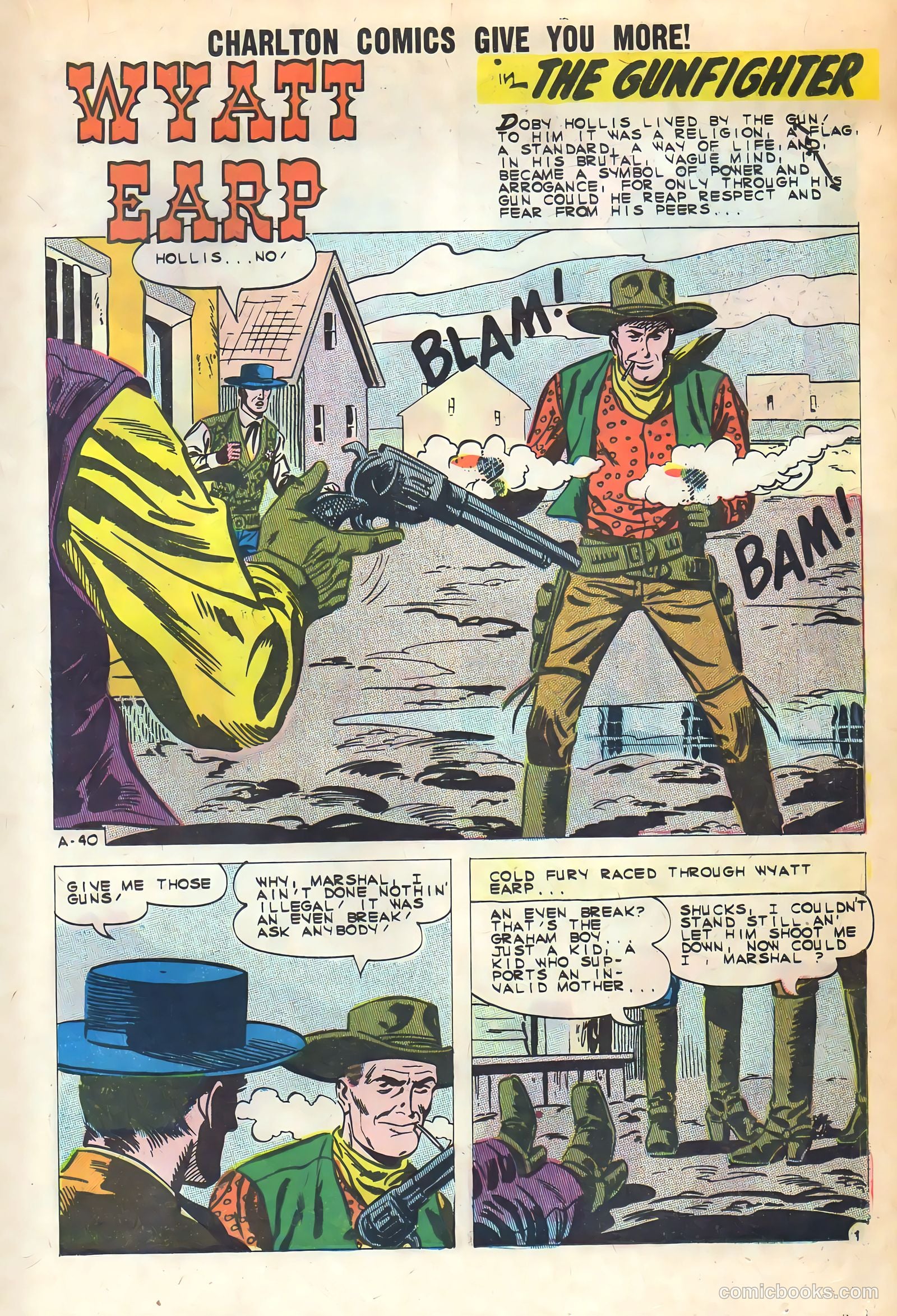 Wyatt Earp, Frontier Marshal #36 — page 17 of 36