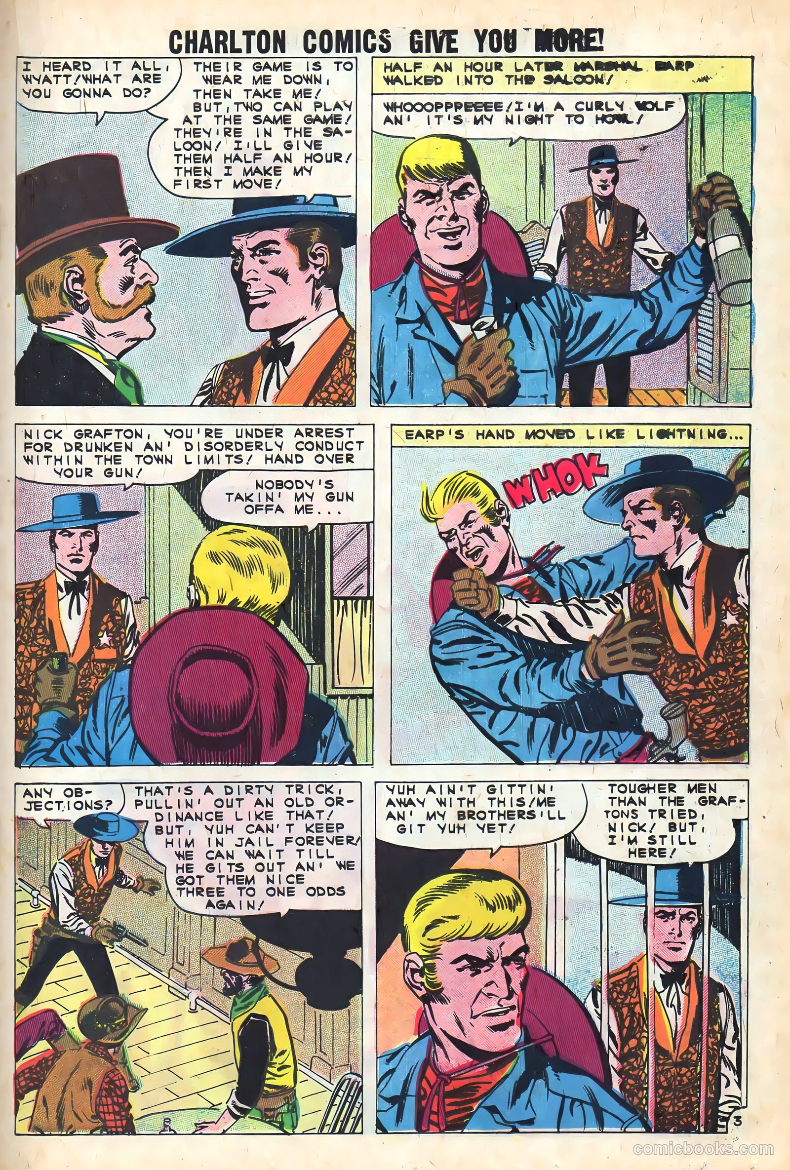 Wyatt Earp, Frontier Marshal #37 — page 19 of 36