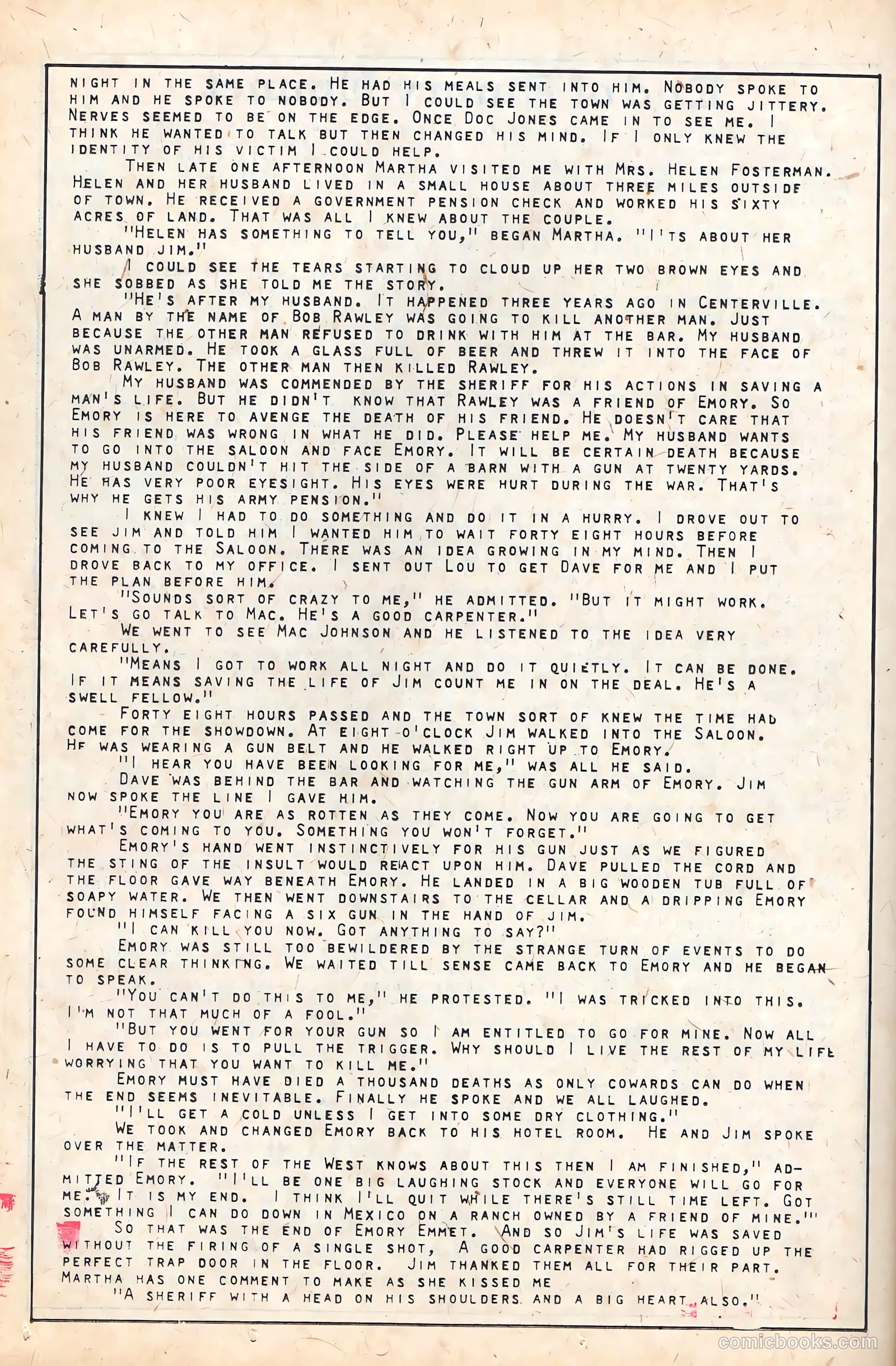 Wyatt Earp, Frontier Marshal #37 — page 24 of 36