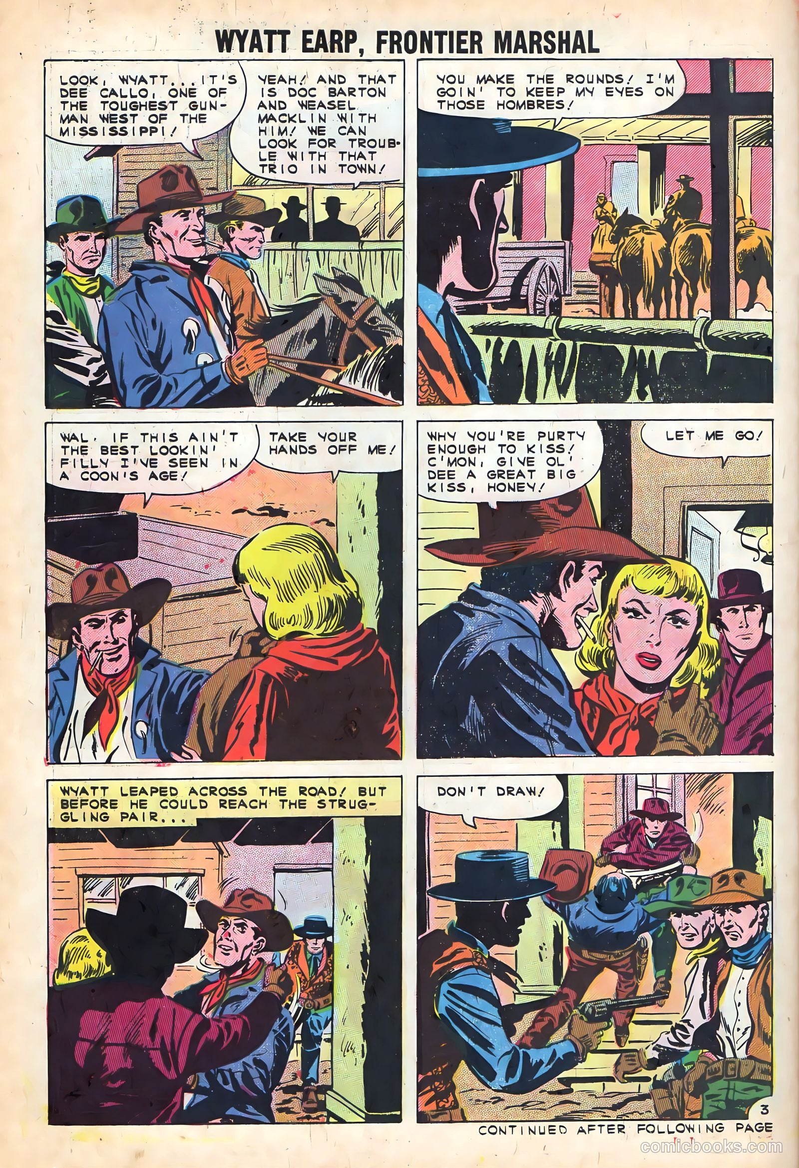 Wyatt Earp, Frontier Marshal #37 — page 30 of 36