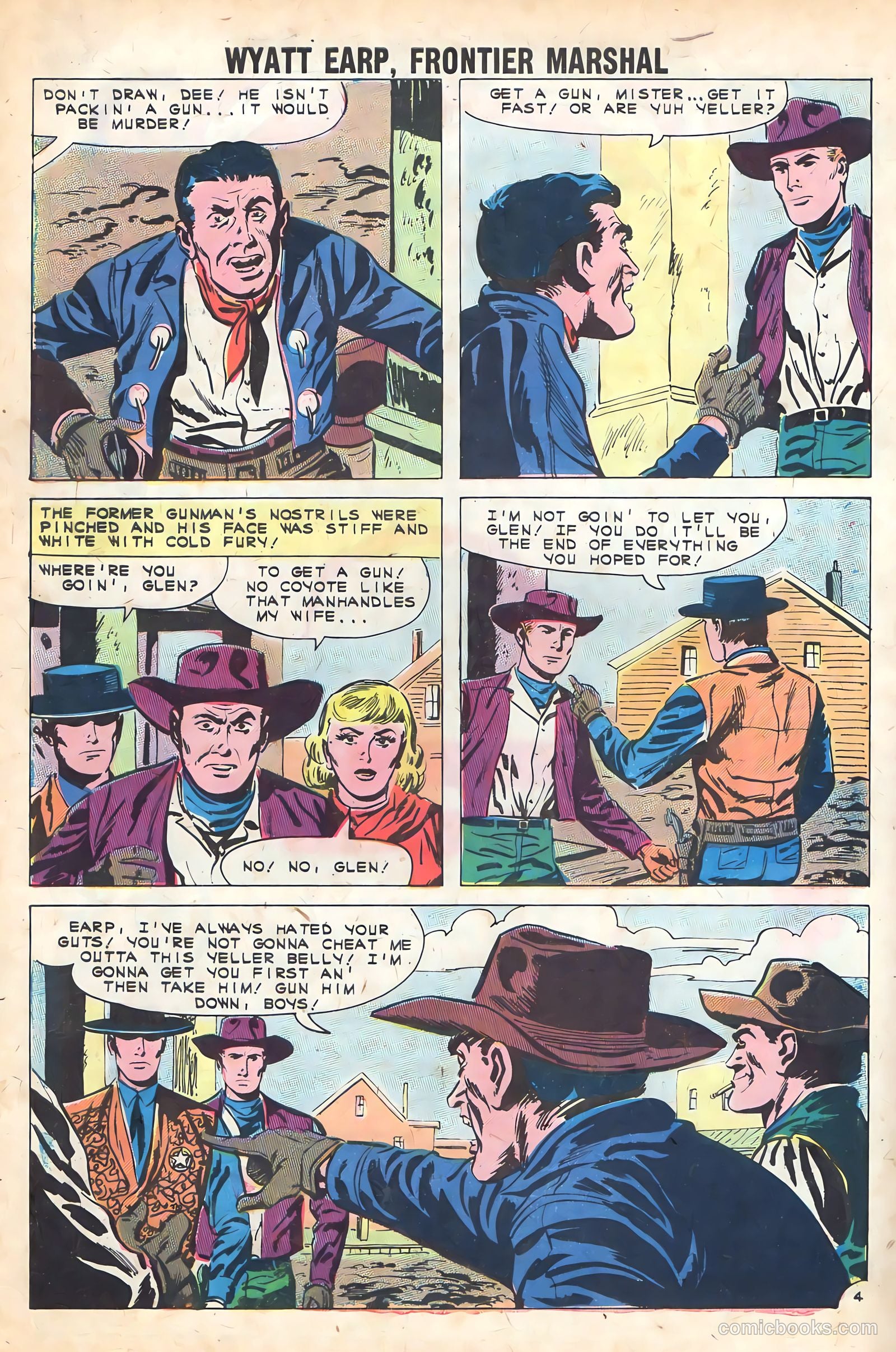 Wyatt Earp, Frontier Marshal #37 — page 32 of 36