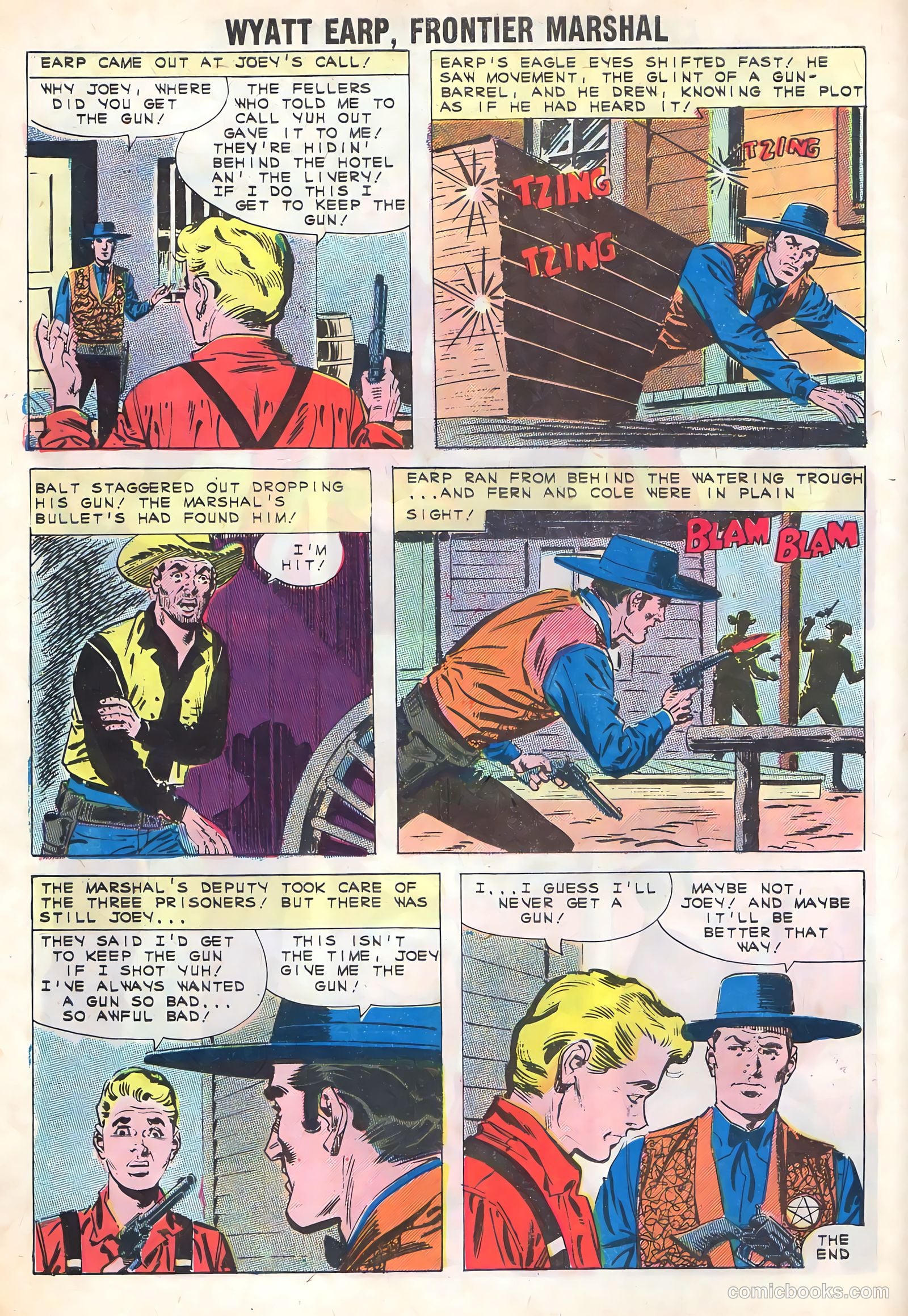 Wyatt Earp, Frontier Marshal #38 — page 8 of 36