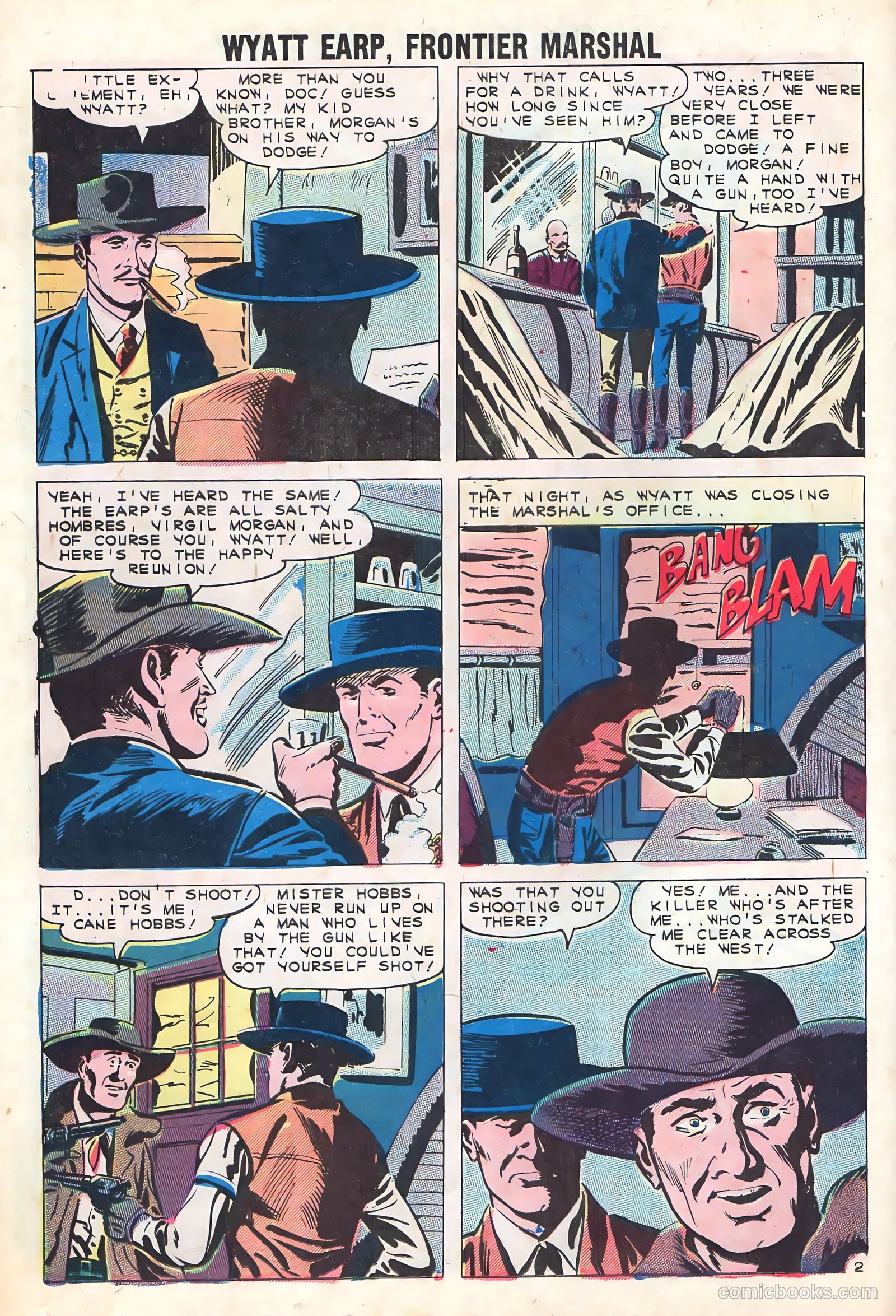 Wyatt Earp, Frontier Marshal #38 — page 16 of 36