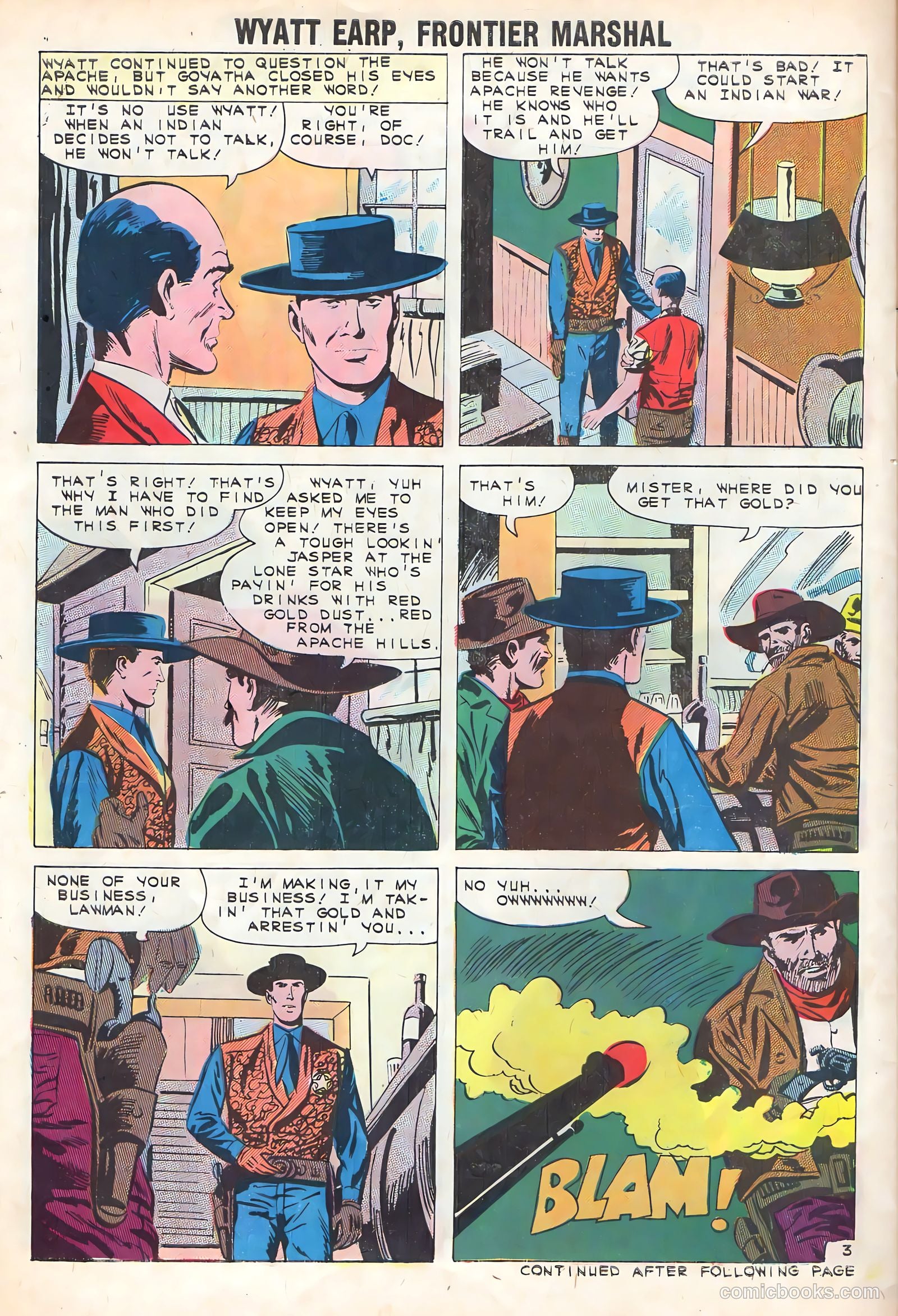 Wyatt Earp, Frontier Marshal #38 — page 30 of 36