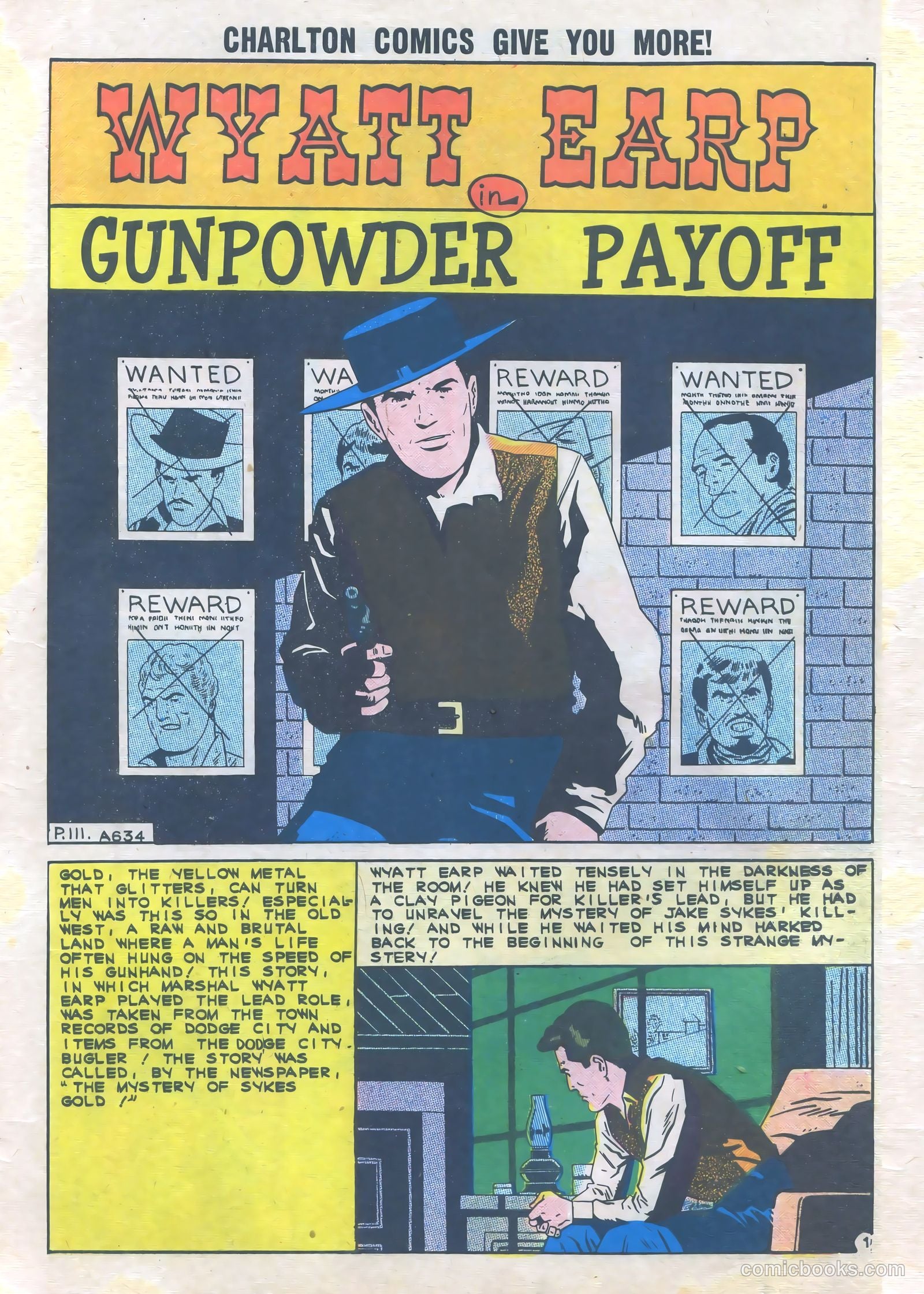 Wyatt Earp, Frontier Marshal #39 — page 3 of 36