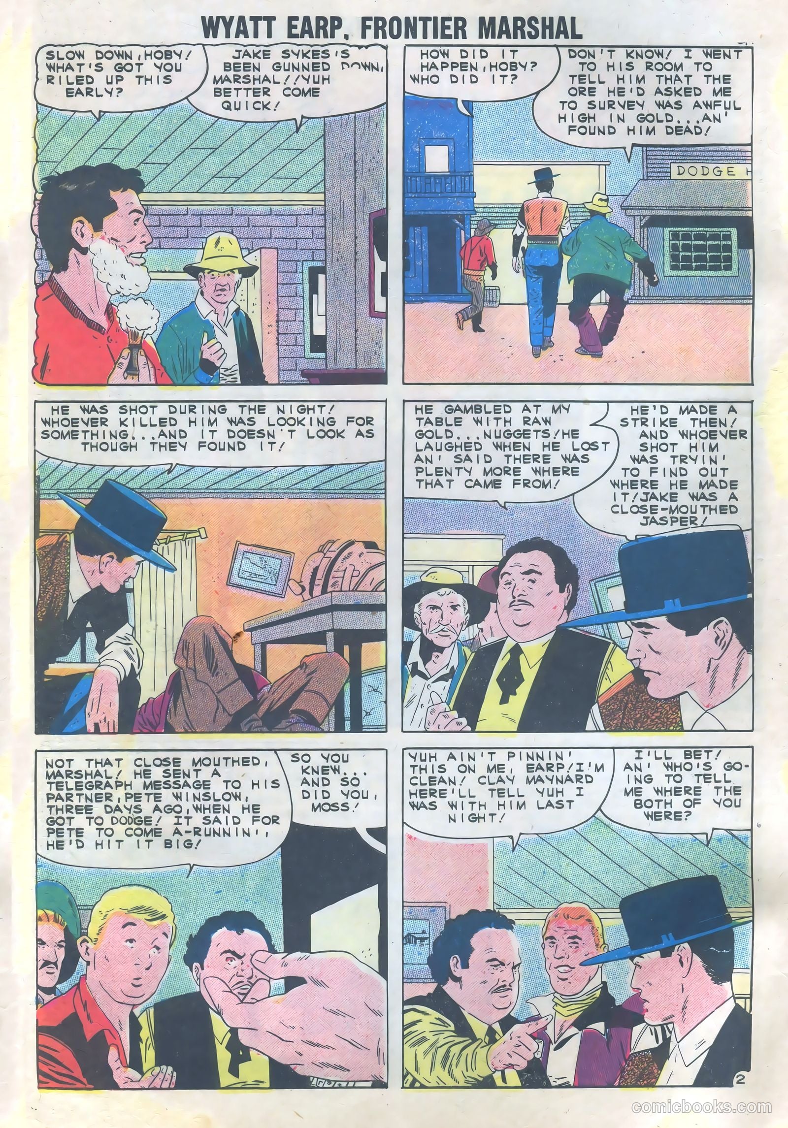 Wyatt Earp, Frontier Marshal #39 — page 4 of 36