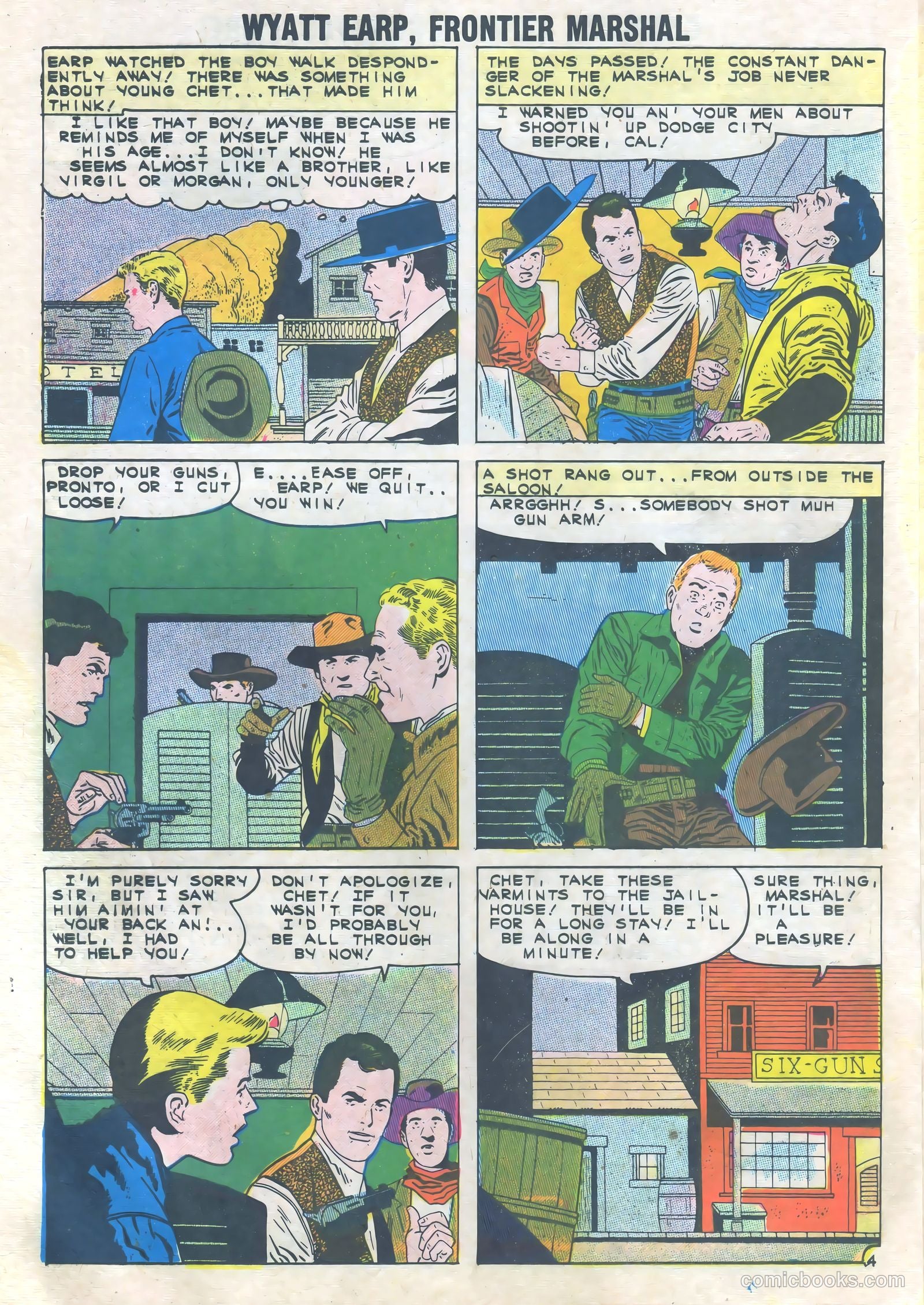 Wyatt Earp, Frontier Marshal #39 — page 26 of 36