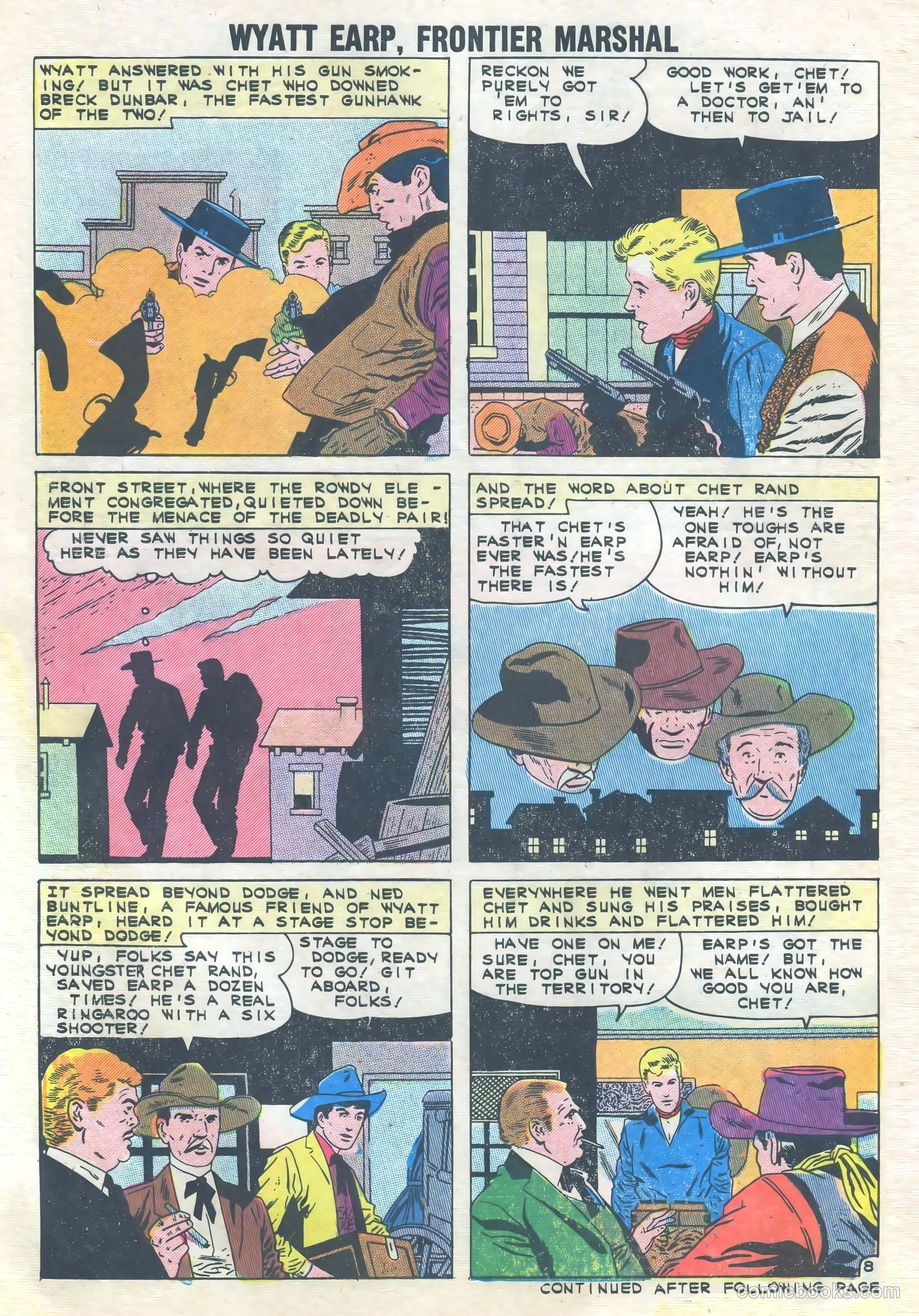 Wyatt Earp, Frontier Marshal #39 — page 30 of 36