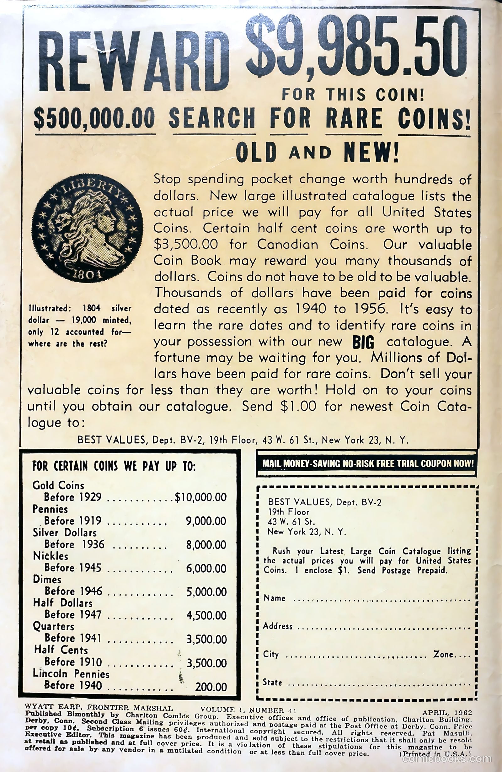 Wyatt Earp, Frontier Marshal #41 — page 2 of 36