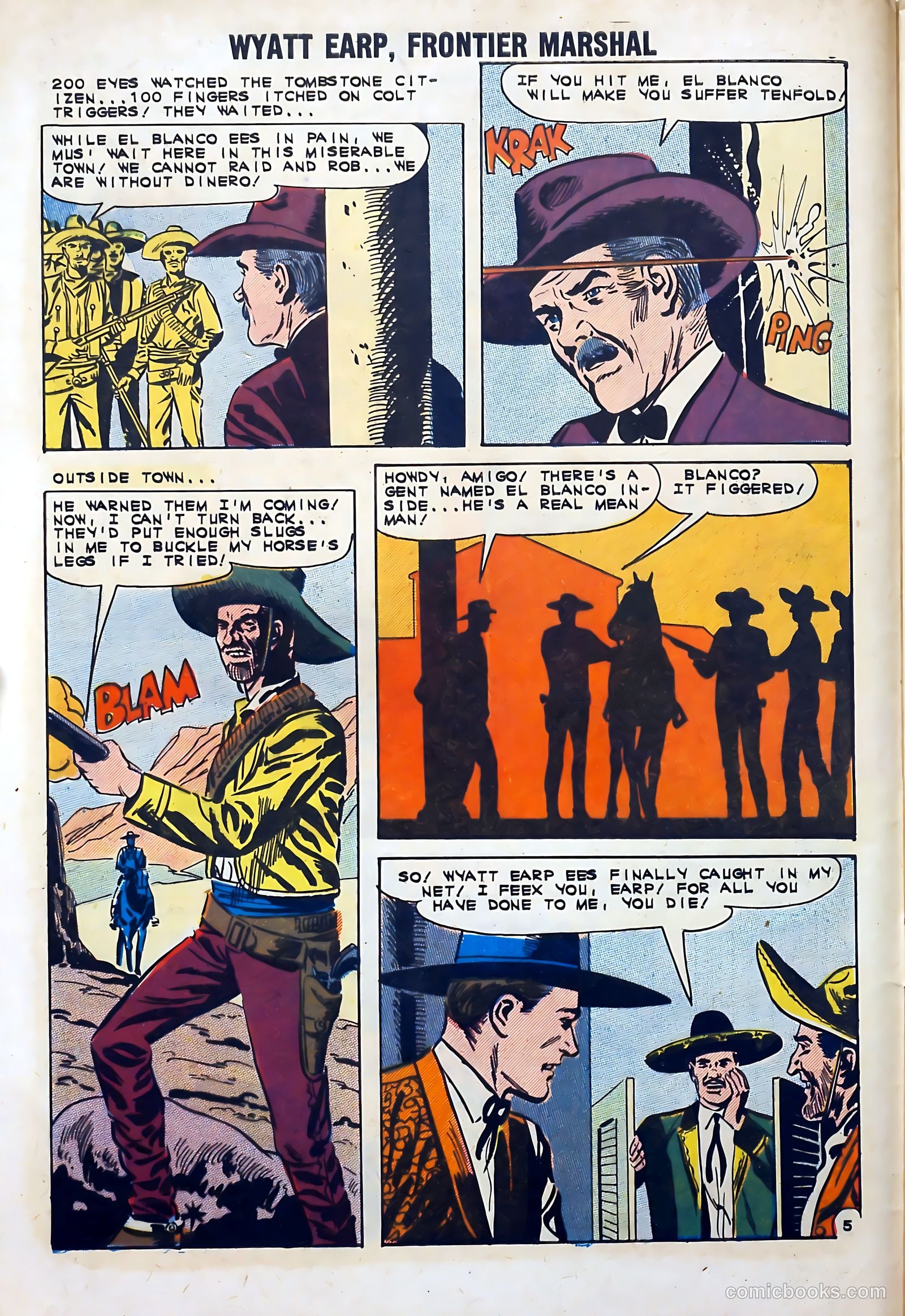 Wyatt Earp, Frontier Marshal #41 — page 8 of 36