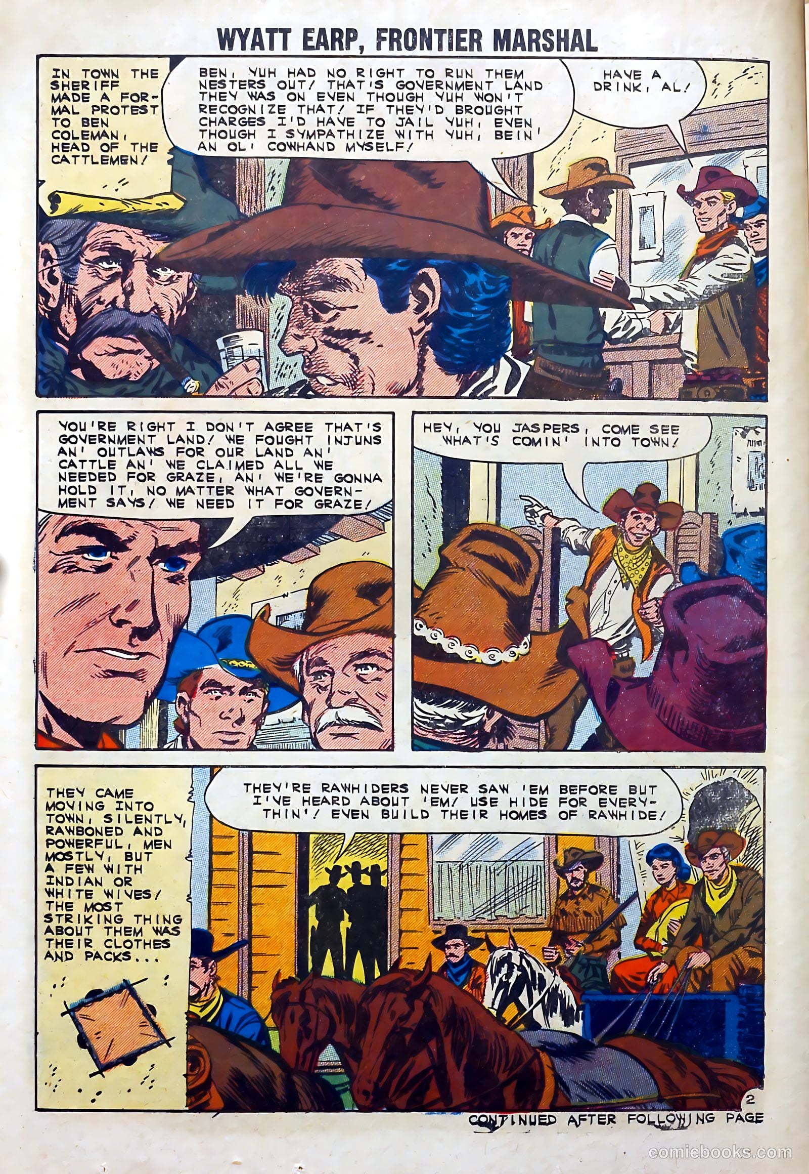 Wyatt Earp, Frontier Marshal #41 — page 14 of 36