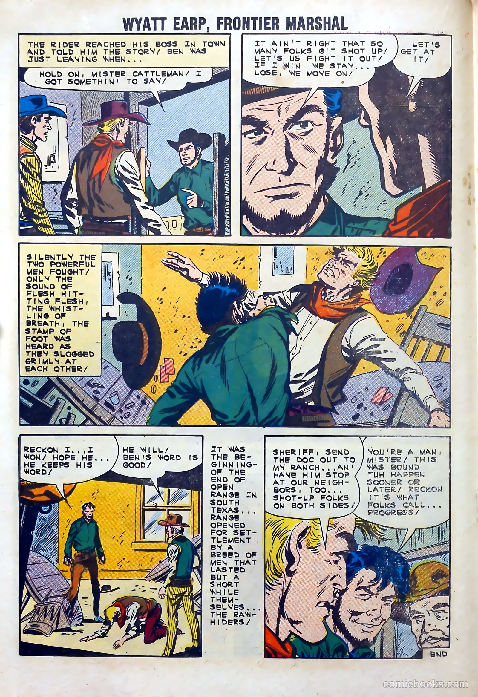 Wyatt Earp, Frontier Marshal #41 — page 18 of 36