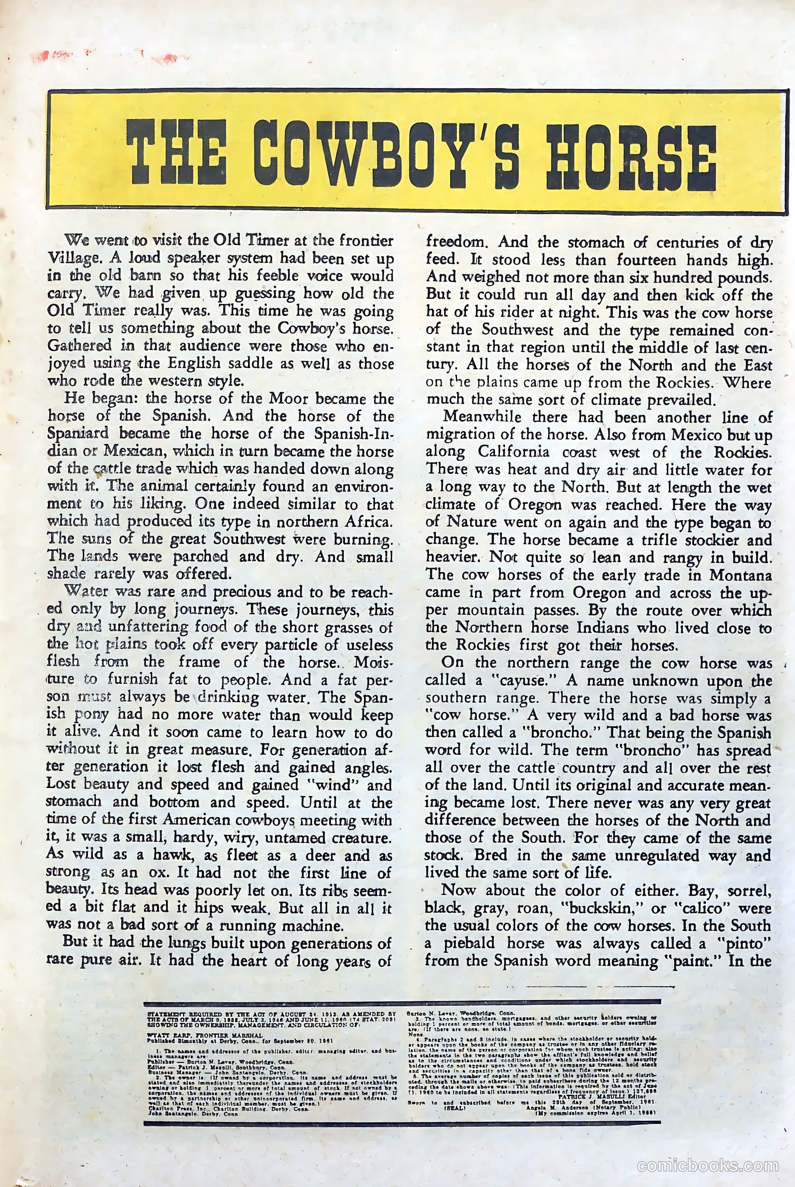 Wyatt Earp, Frontier Marshal #41 — page 19 of 36