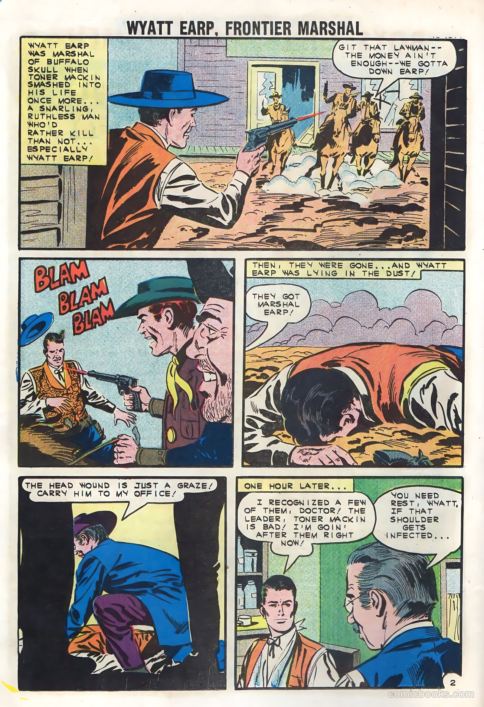 Wyatt Earp, Frontier Marshal #42 — page 16 of 36