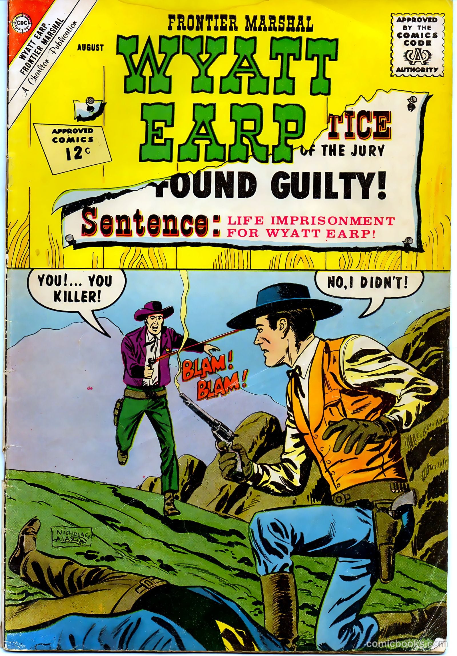 Wyatt Earp, Frontier Marshal #43 — page 1 of 36