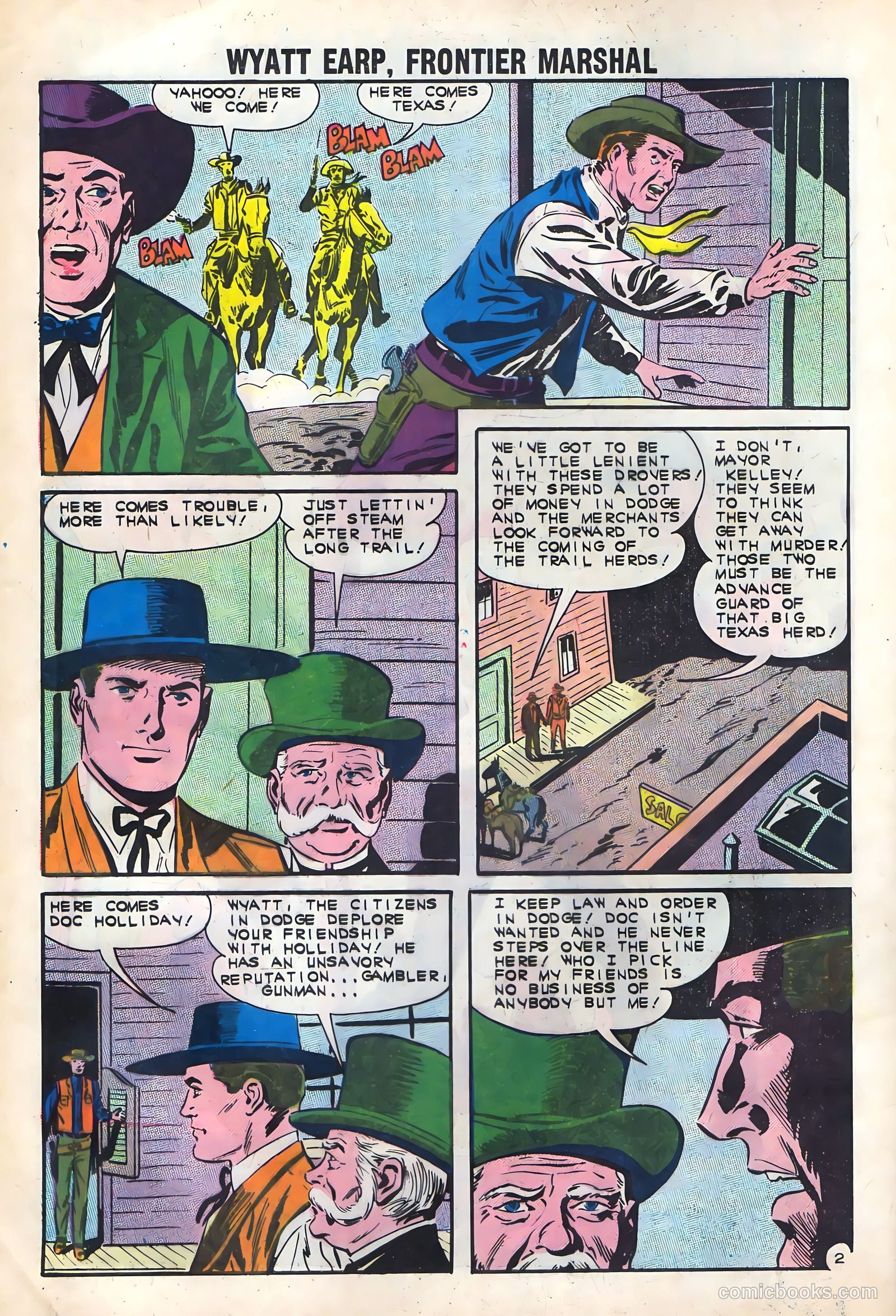 Wyatt Earp, Frontier Marshal #43 — page 4 of 36