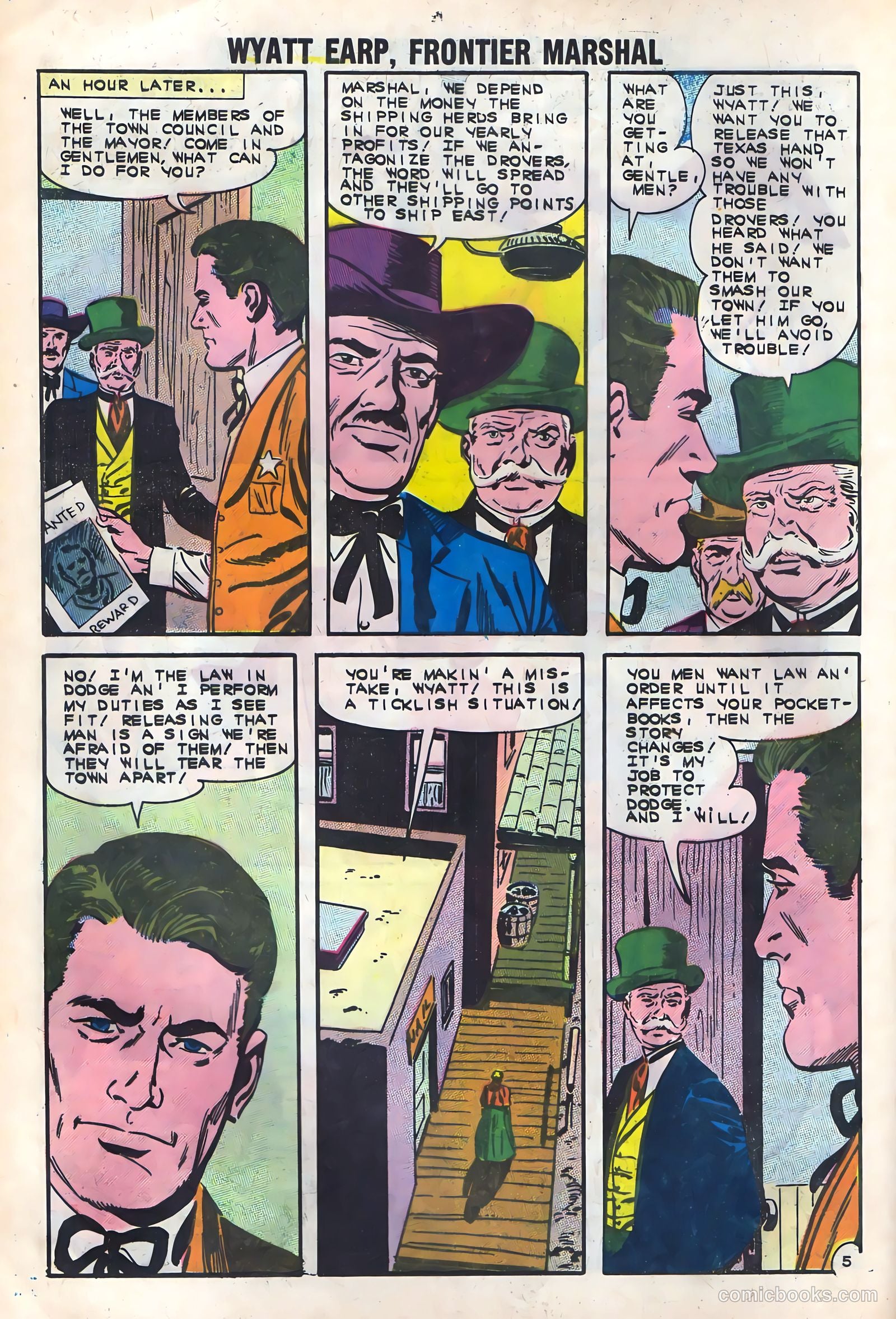 Wyatt Earp, Frontier Marshal #43 — page 8 of 36