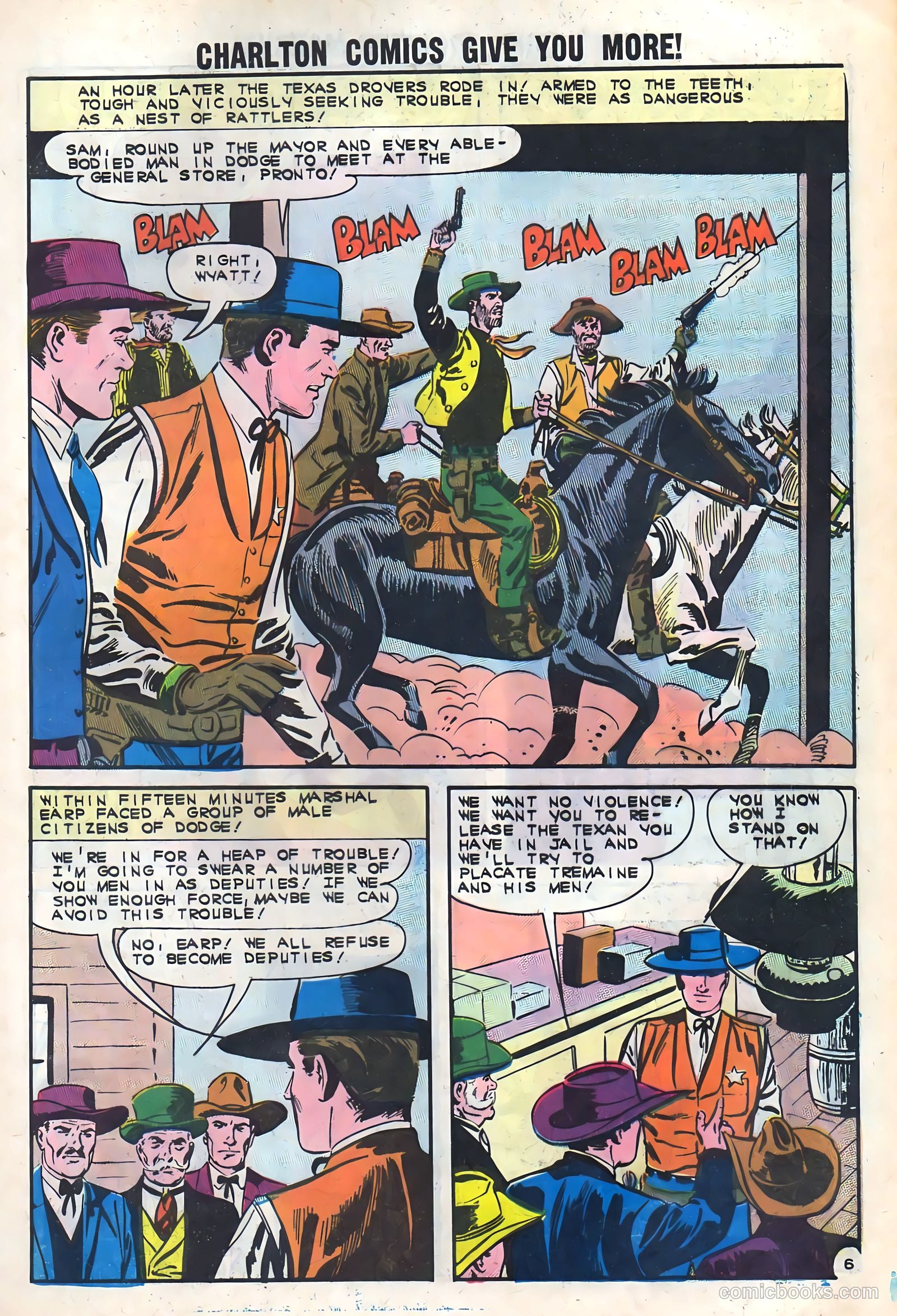 Wyatt Earp, Frontier Marshal #43 — page 9 of 36